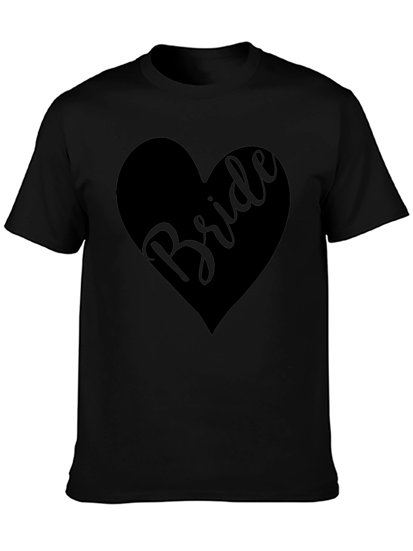 Bride Heart Graphic Tee - Wedding Party Shirt