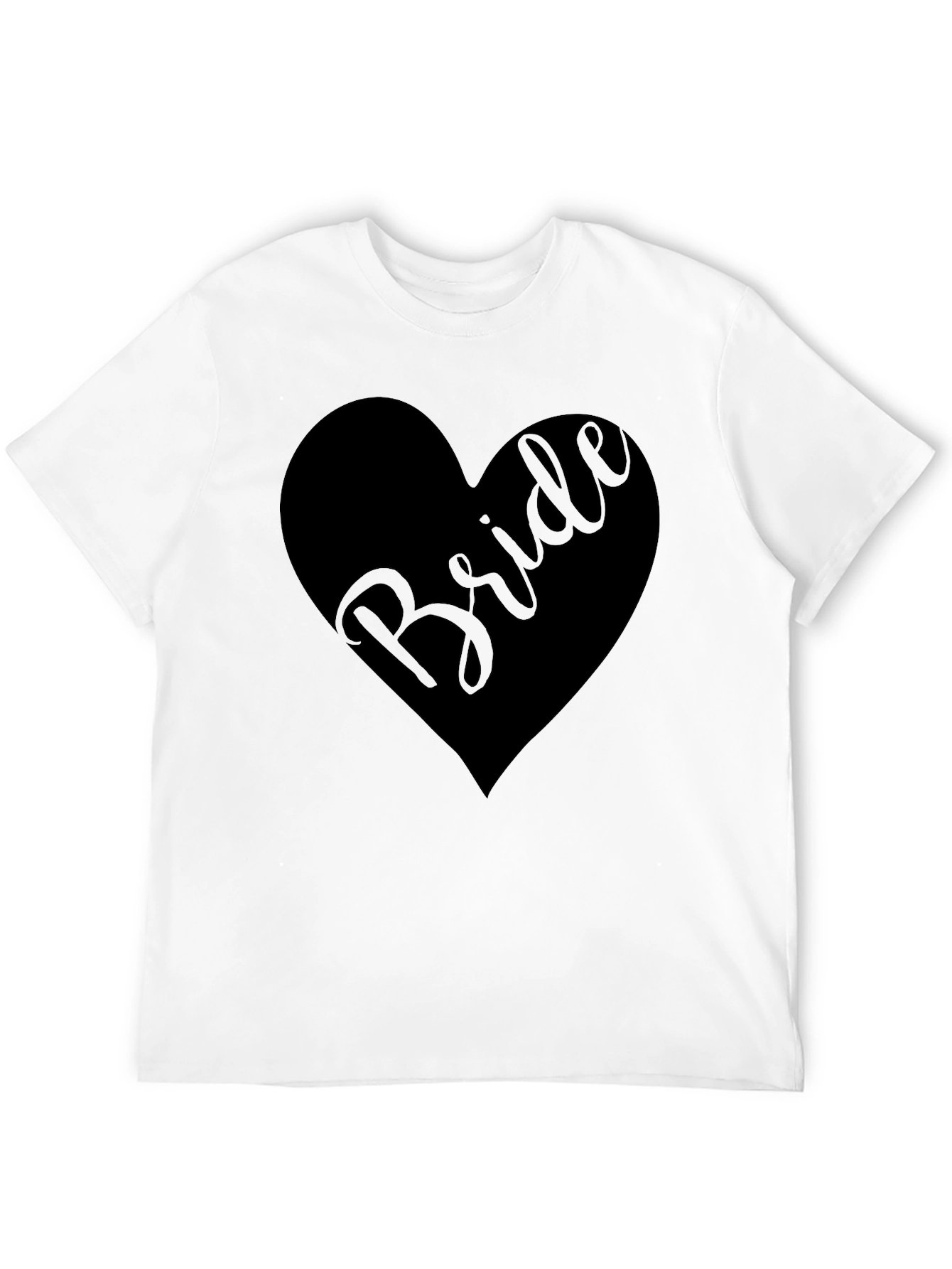 Bride Heart Graphic Tee - Wedding Party Shirt