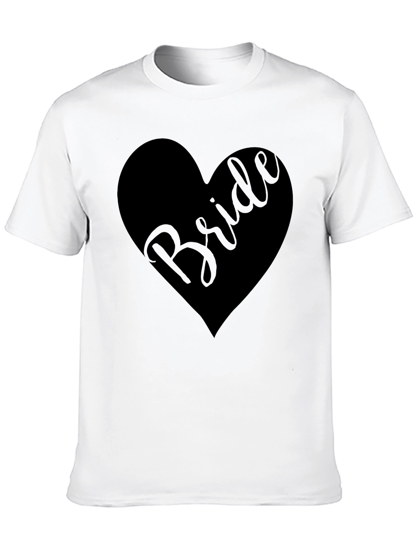 Bride Heart Graphic Tee - Wedding Party Shirt