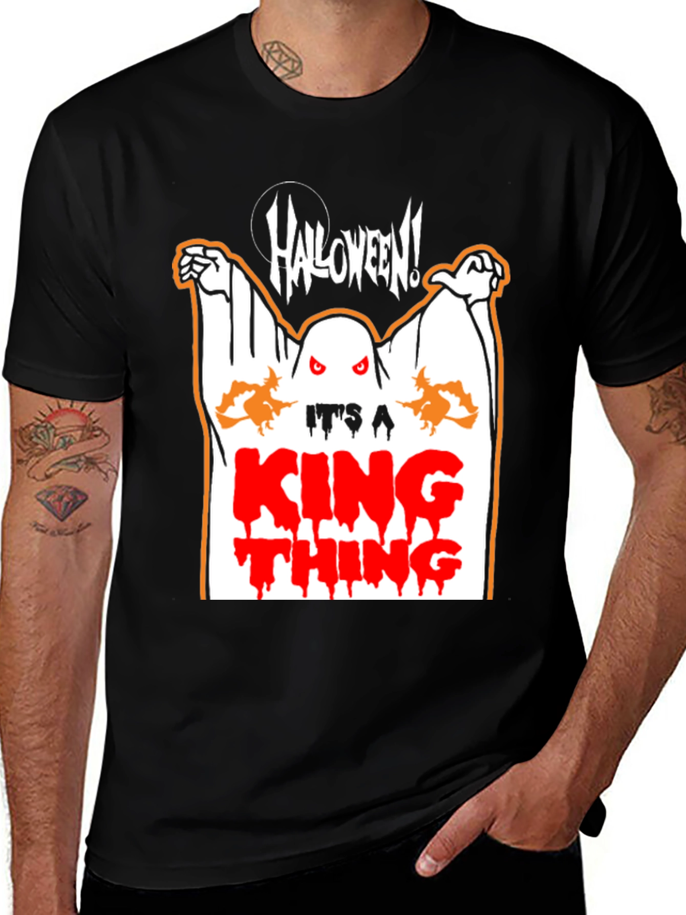 Halloween Ghost T-Shirt - Its a King Thing
