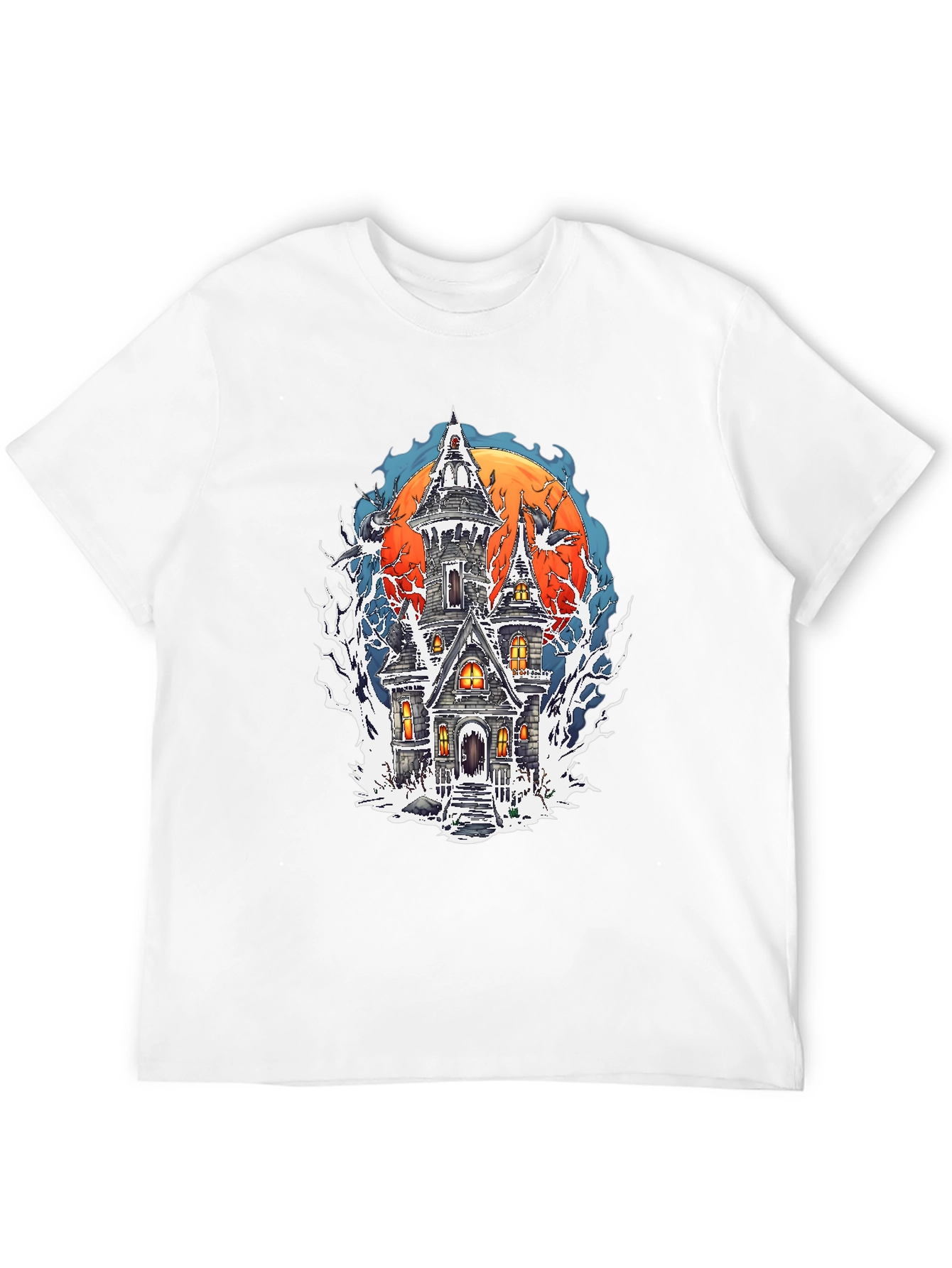 Spooky Haunted House Halloween T-Shirt