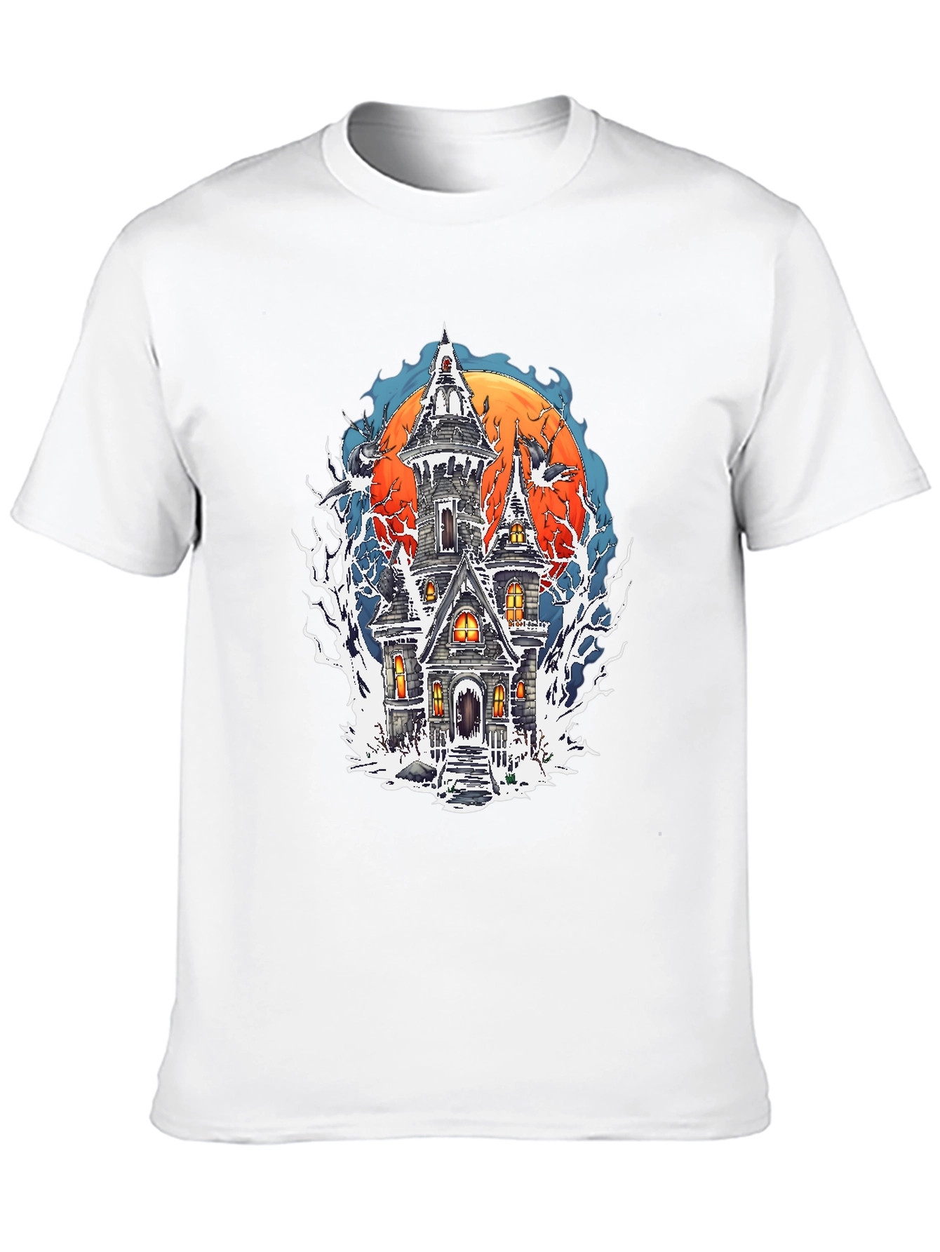 Spooky Haunted House Halloween T-Shirt