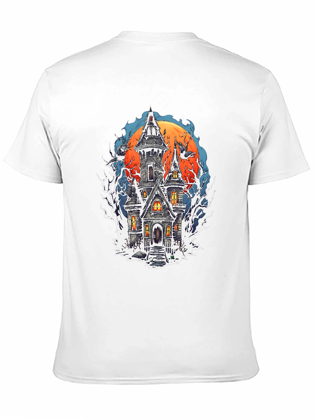 Spooky Haunted House Halloween T-Shirt
