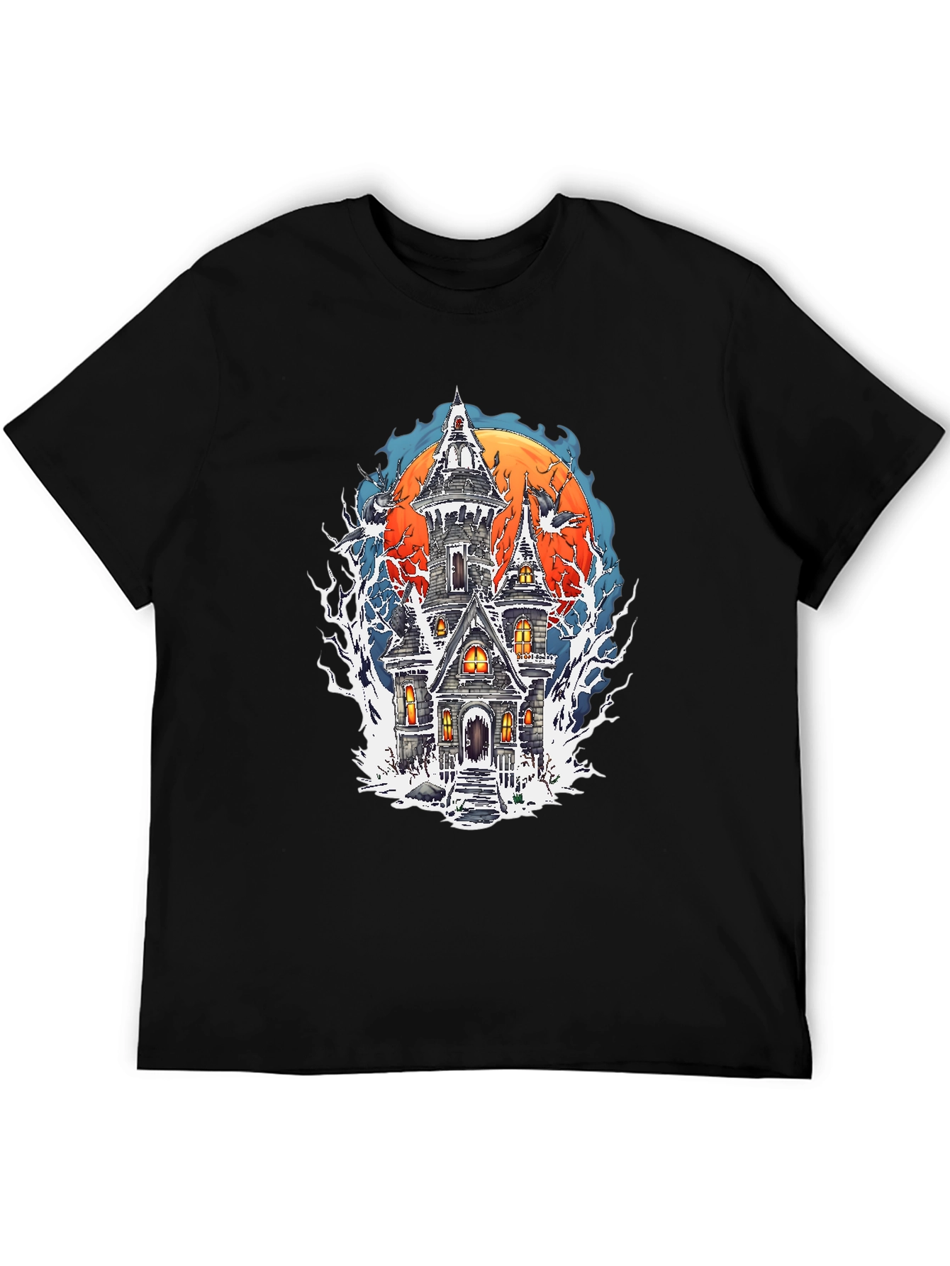 Spooky Haunted House Halloween T-Shirt