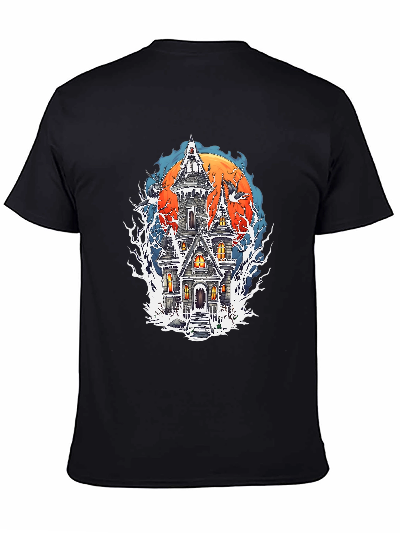 Spooky Haunted House Halloween T-Shirt