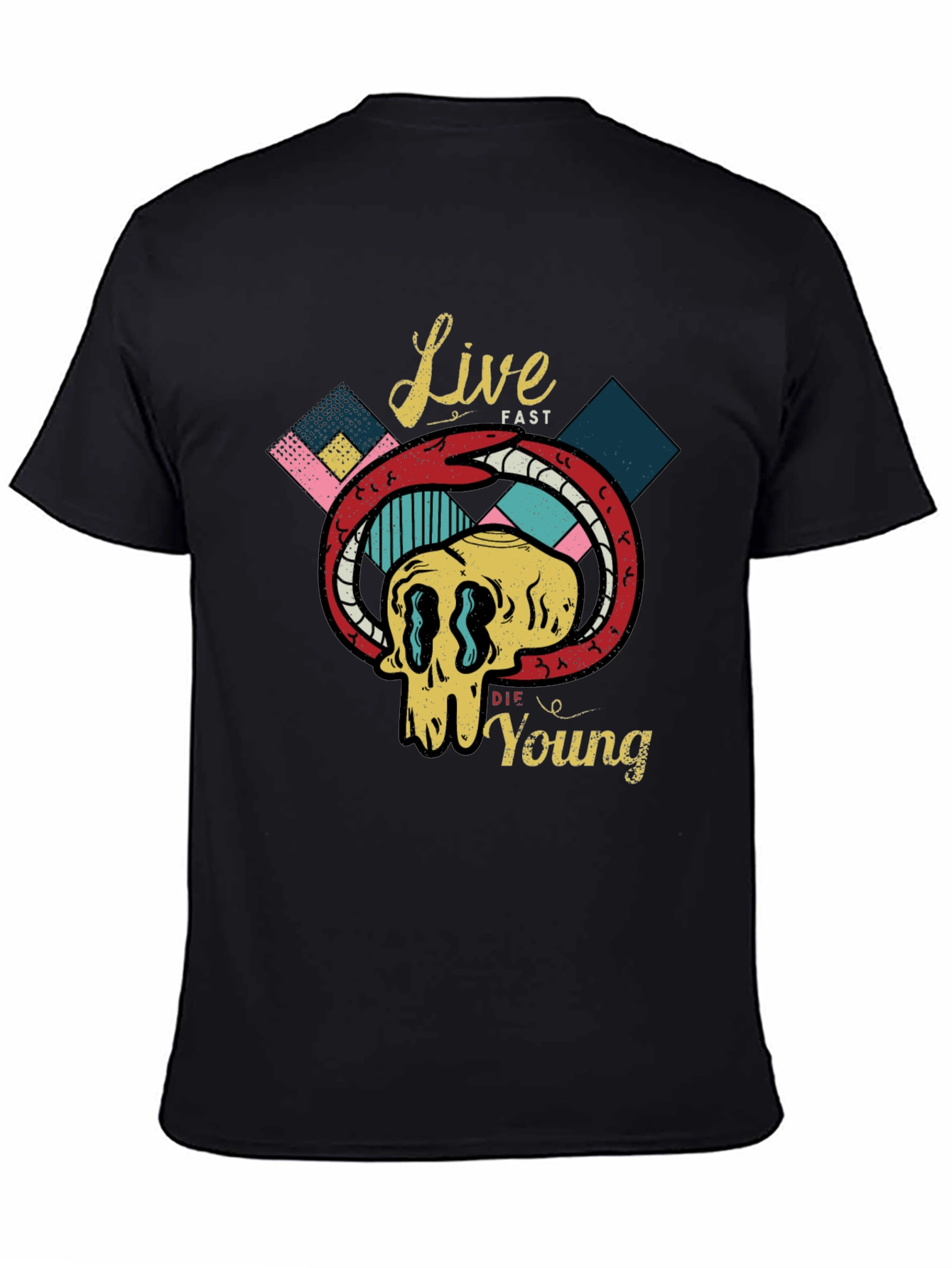 Live Fast Die Young Graphic Tee