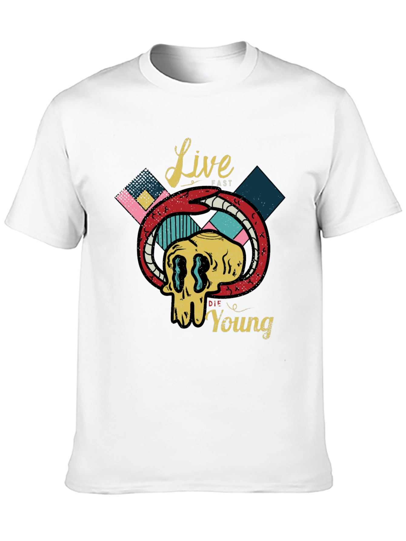 Live Fast Die Young Graphic Tee