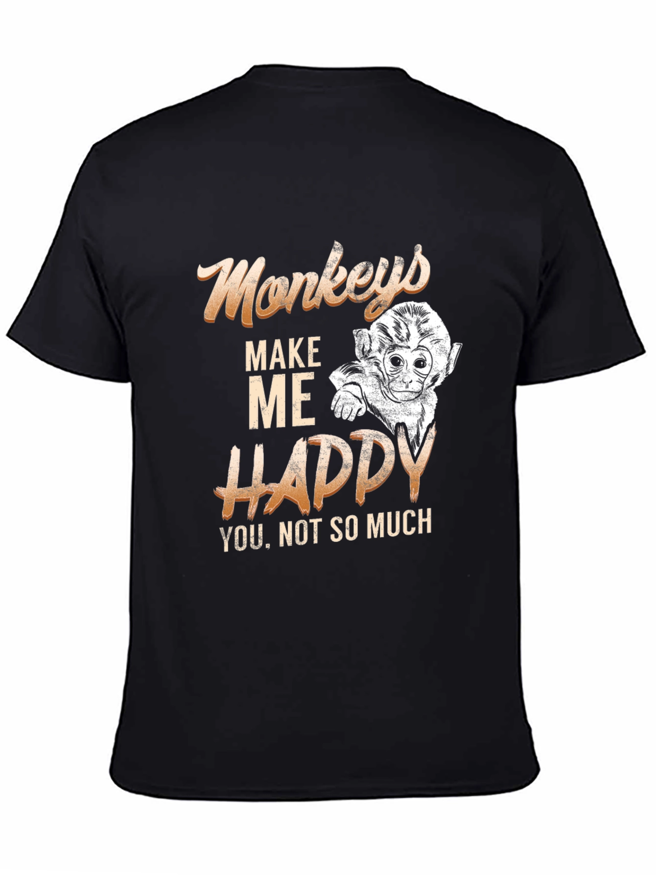 Monkeys Make Me Happy Graphic Tee