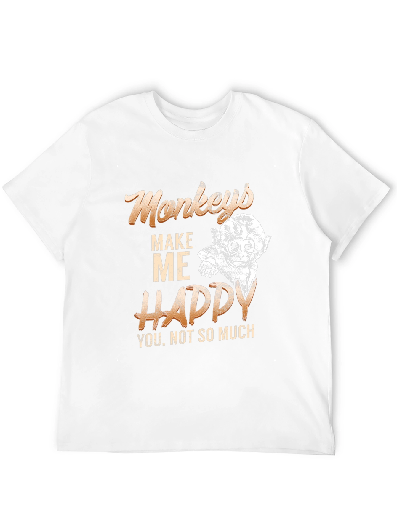Monkeys Make Me Happy Graphic Tee