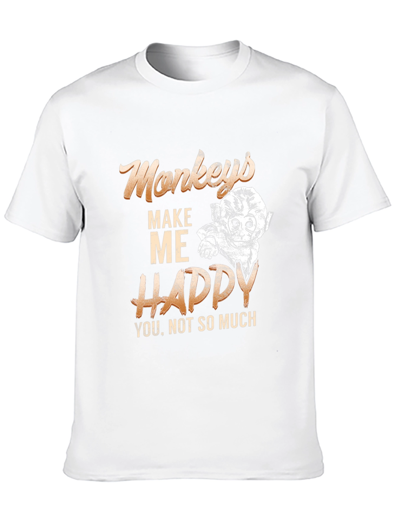 Monkeys Make Me Happy Graphic Tee