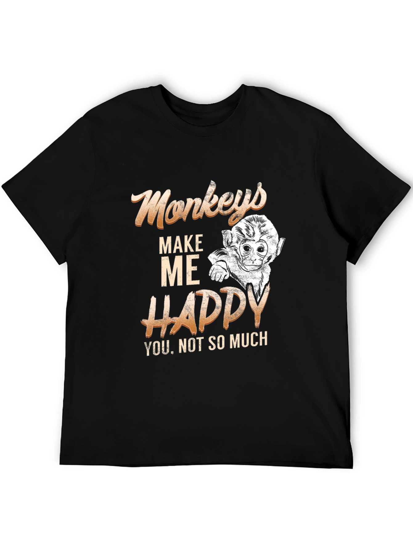 Monkeys Make Me Happy Graphic Tee