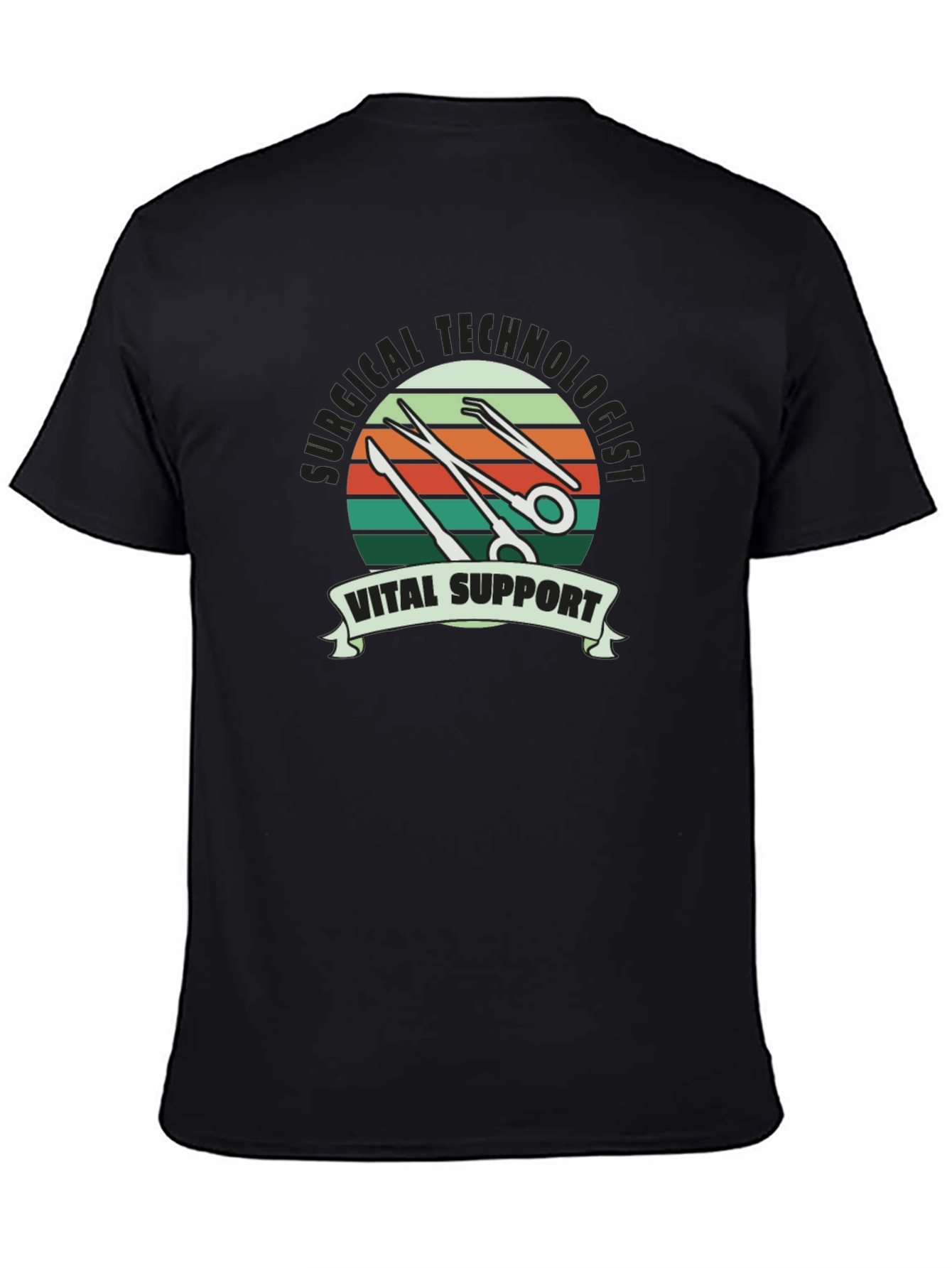 Surgical Tech Vital Support Graphic Tee
