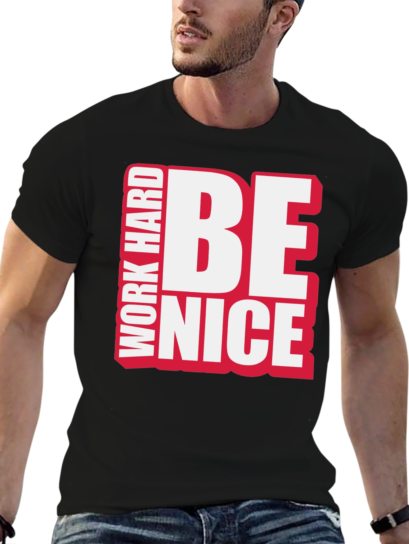 Work Hard Be Nice Graphic T-Shirt