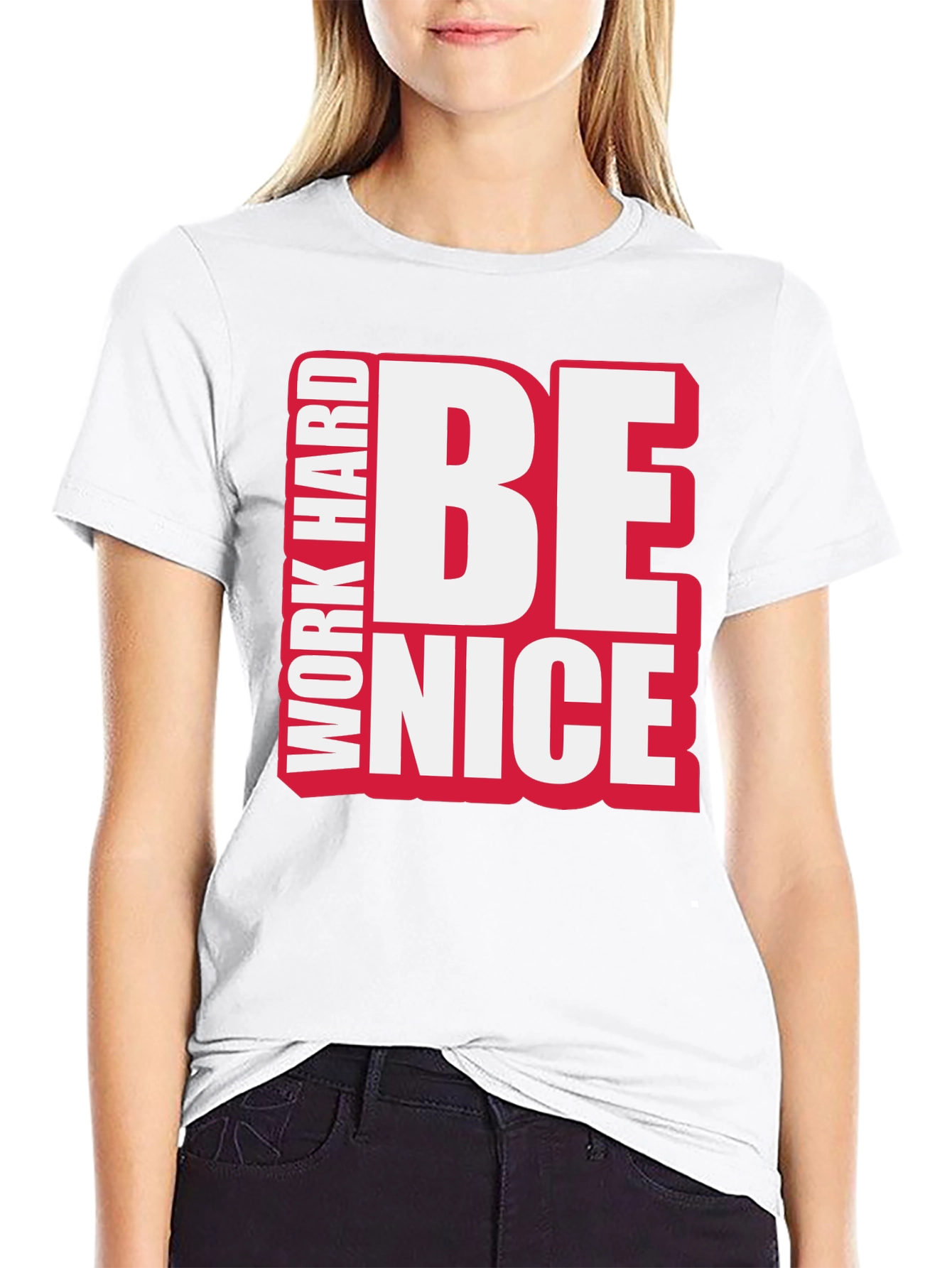 Work Hard Be Nice Graphic T-Shirt