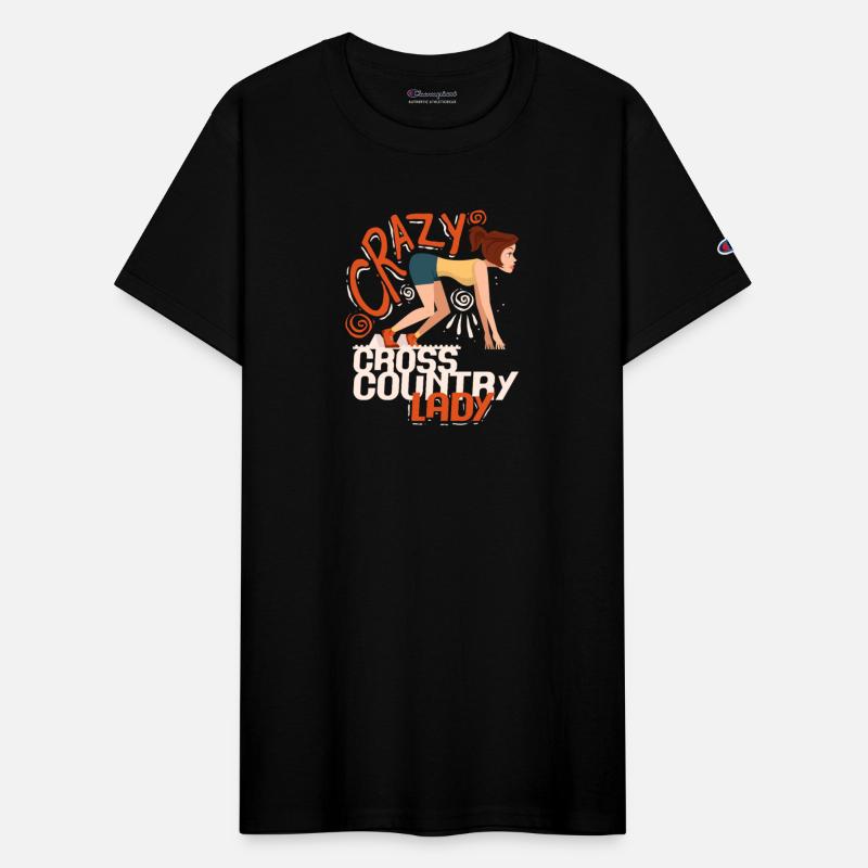 XC Running Crazy Cross Country Lady