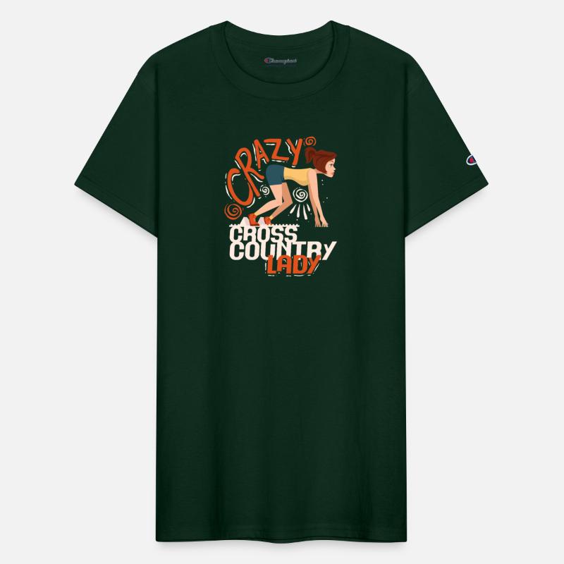 XC Running Crazy Cross Country Lady
