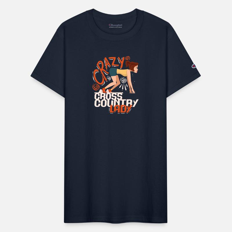 XC Running Crazy Cross Country Lady