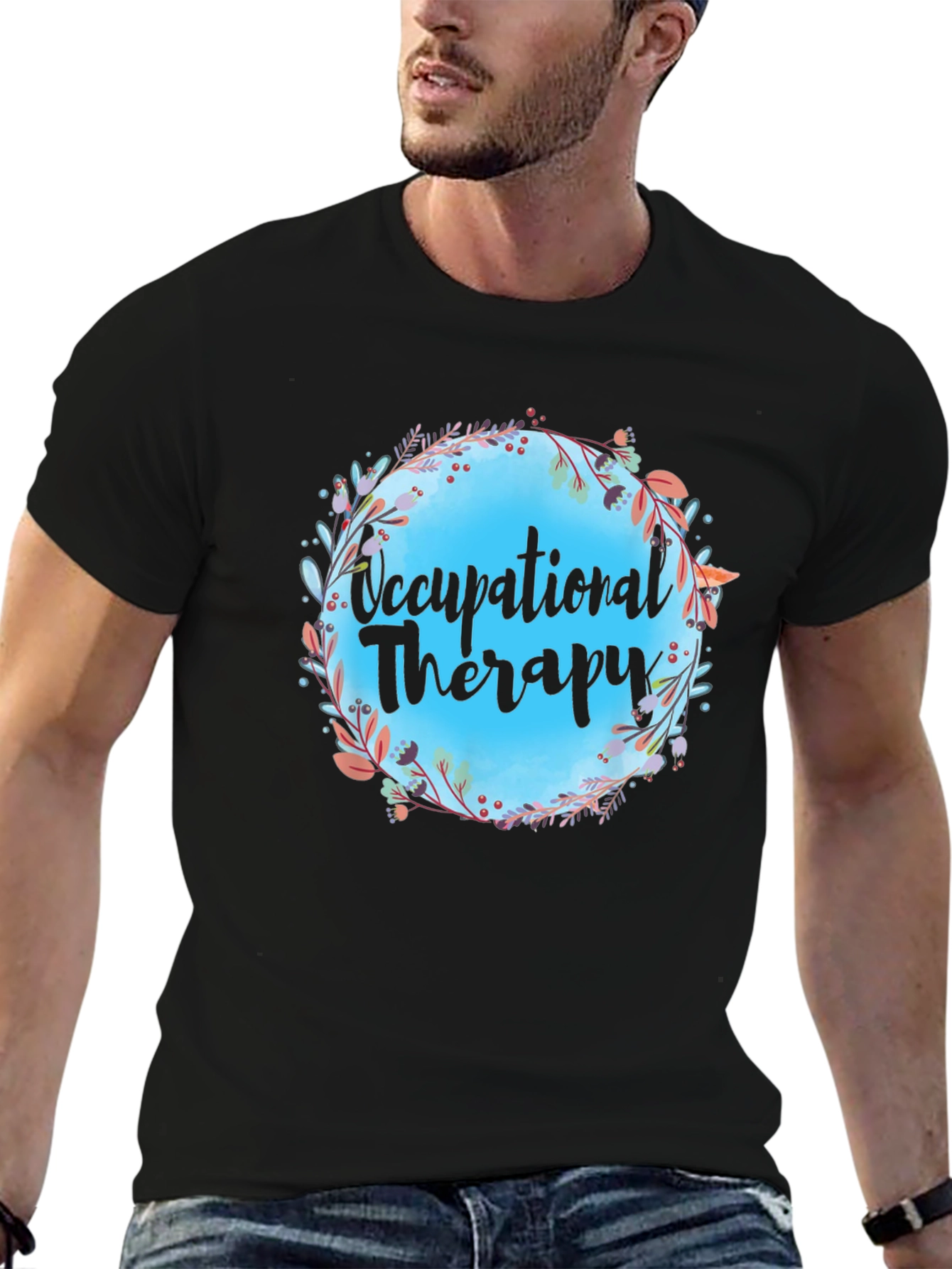 Occupational Therapy Floral T-Shirt