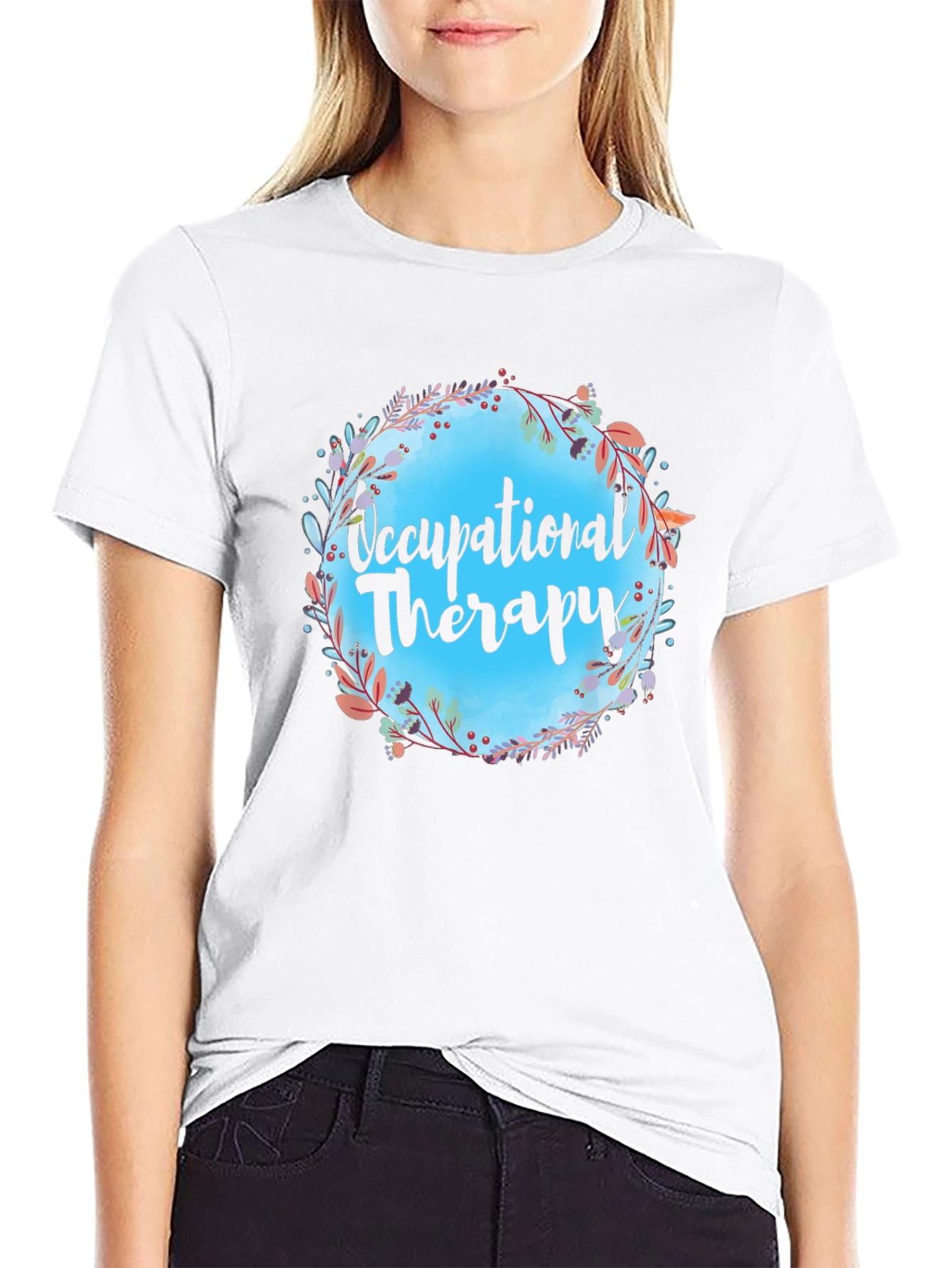 Occupational Therapy Floral T-Shirt