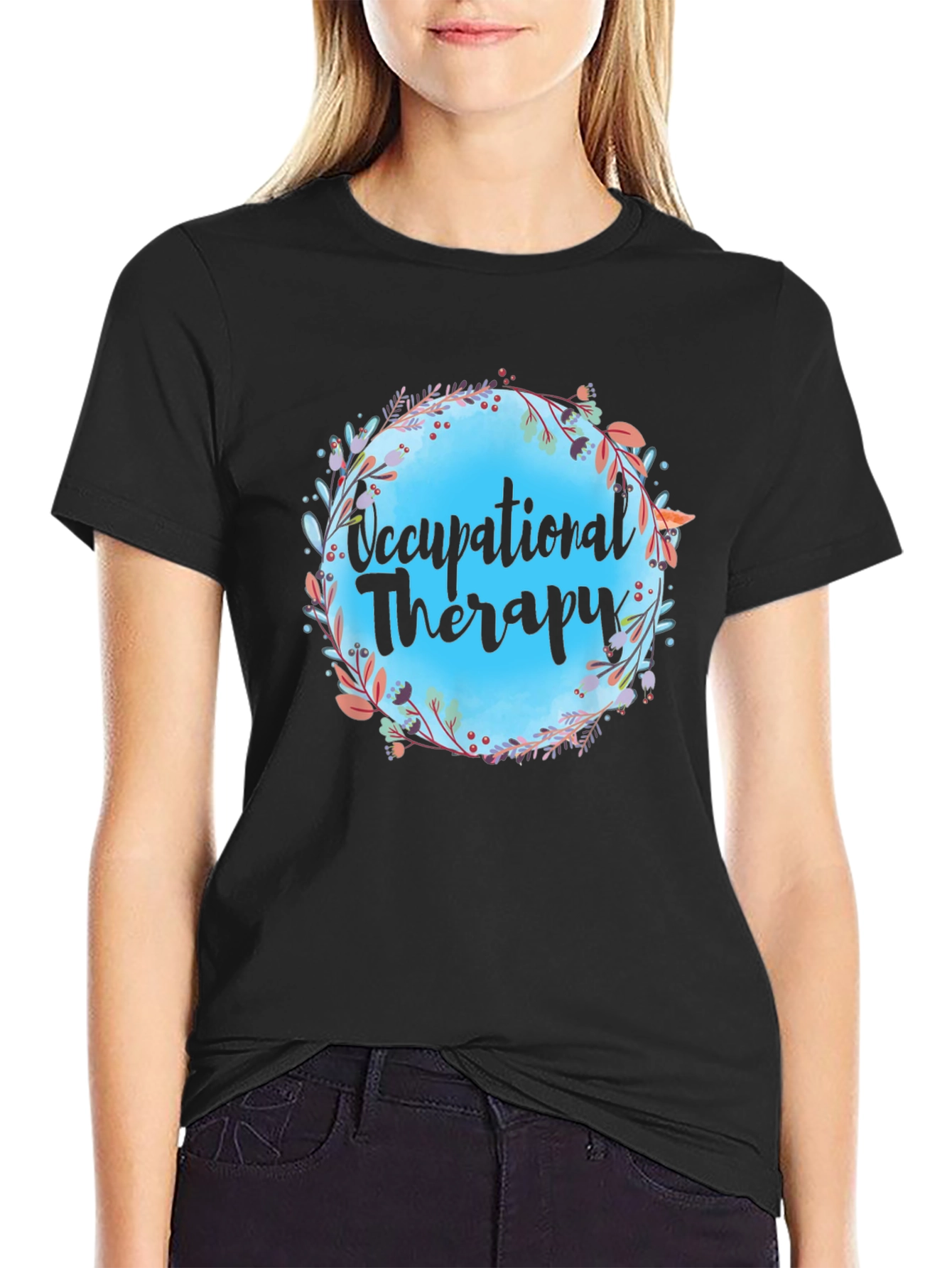 Occupational Therapy Floral T-Shirt