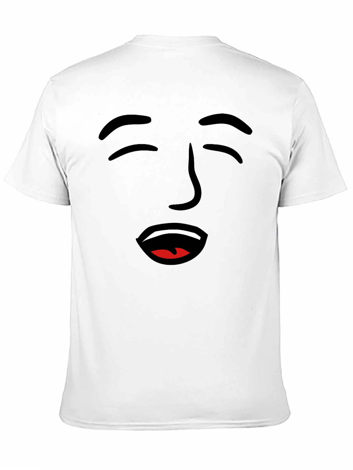 Funny Face Graphic Tee - Black