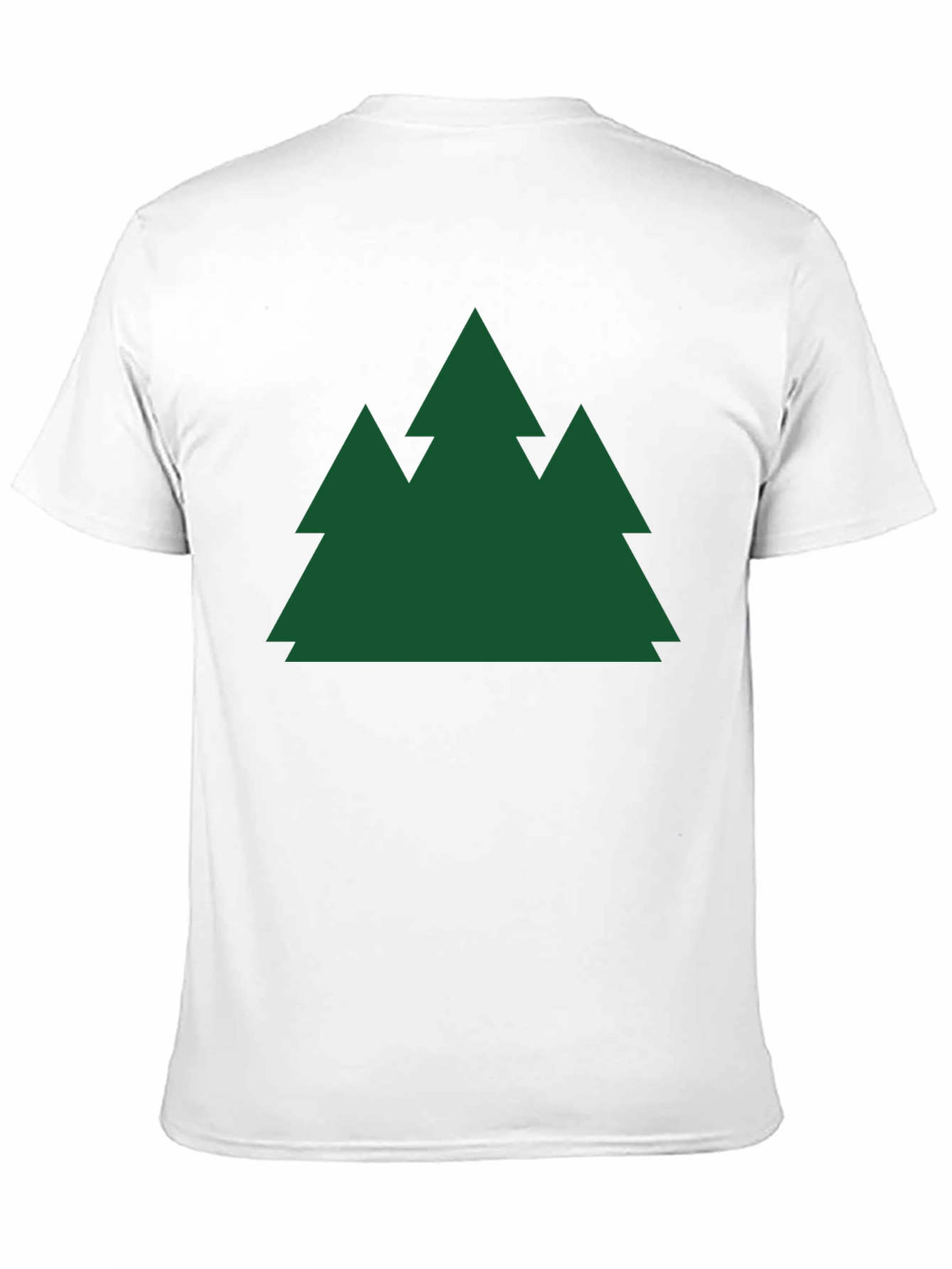 Evergreen Trees Black T-Shirt Nature Lover Tee