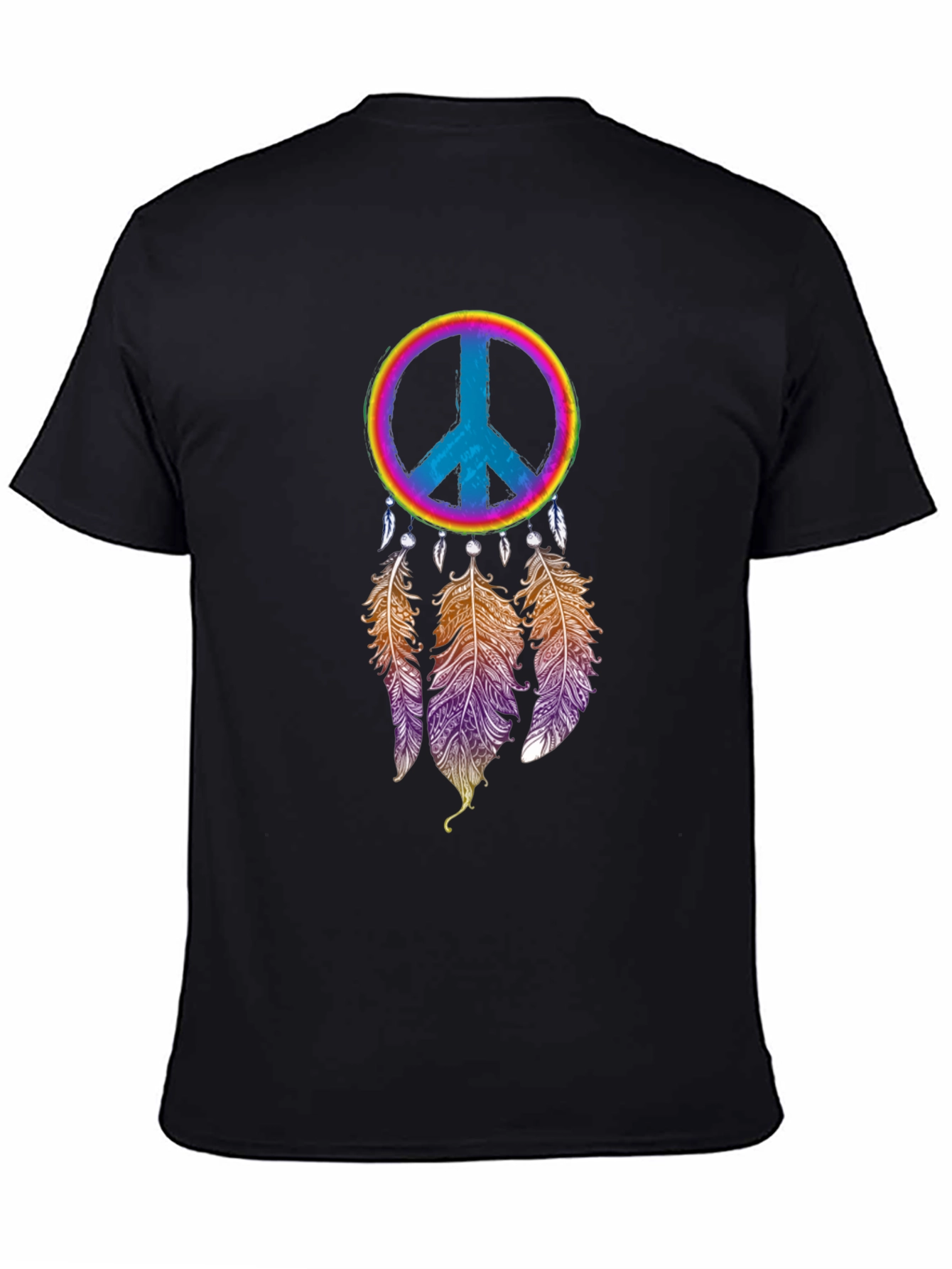 Peace Sign Dreamcatcher Graphic Tee