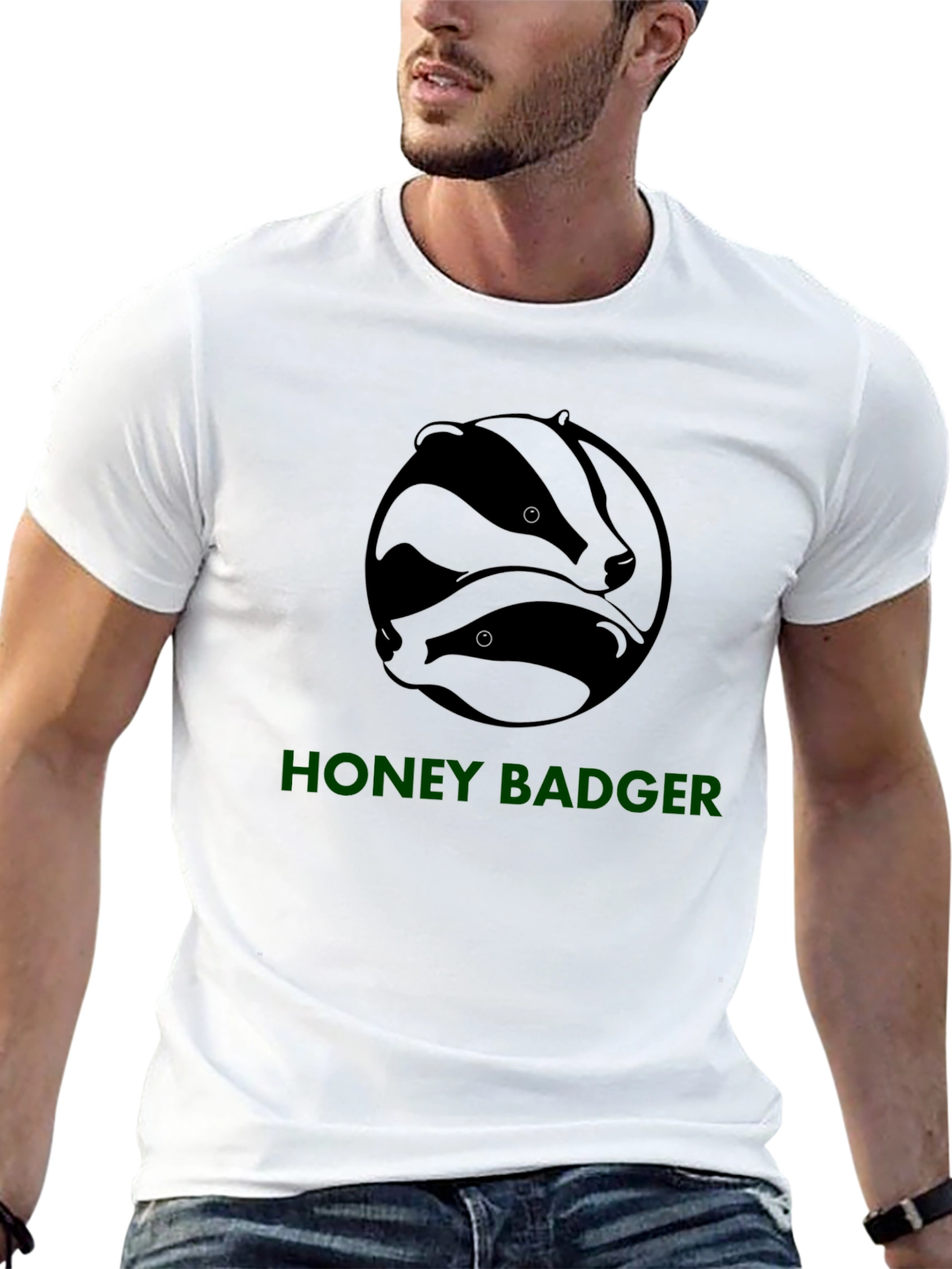 Honey Badger Graphic Tee - Black