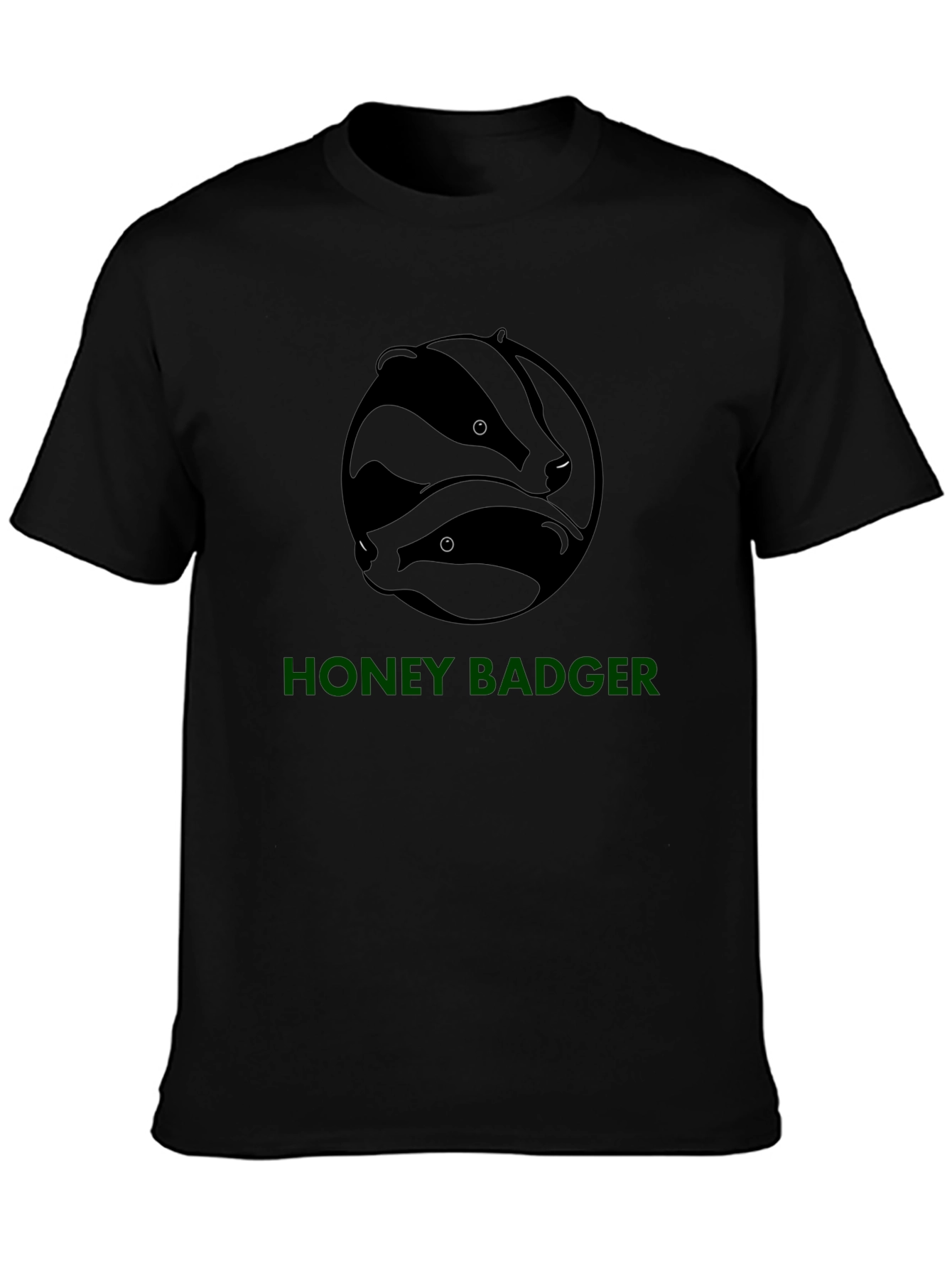 Honey Badger Graphic Tee - Black