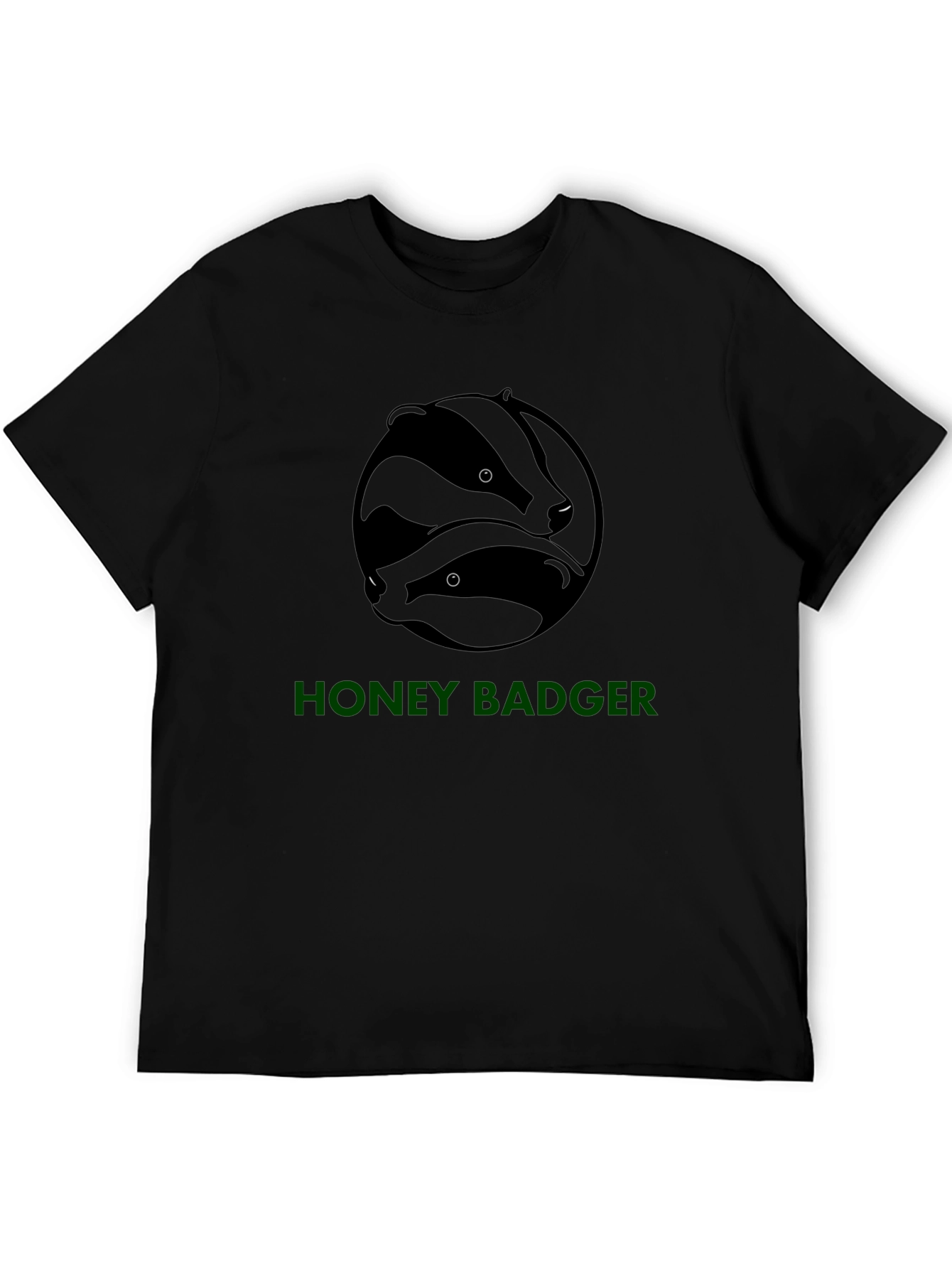 Honey Badger Graphic Tee - Black
