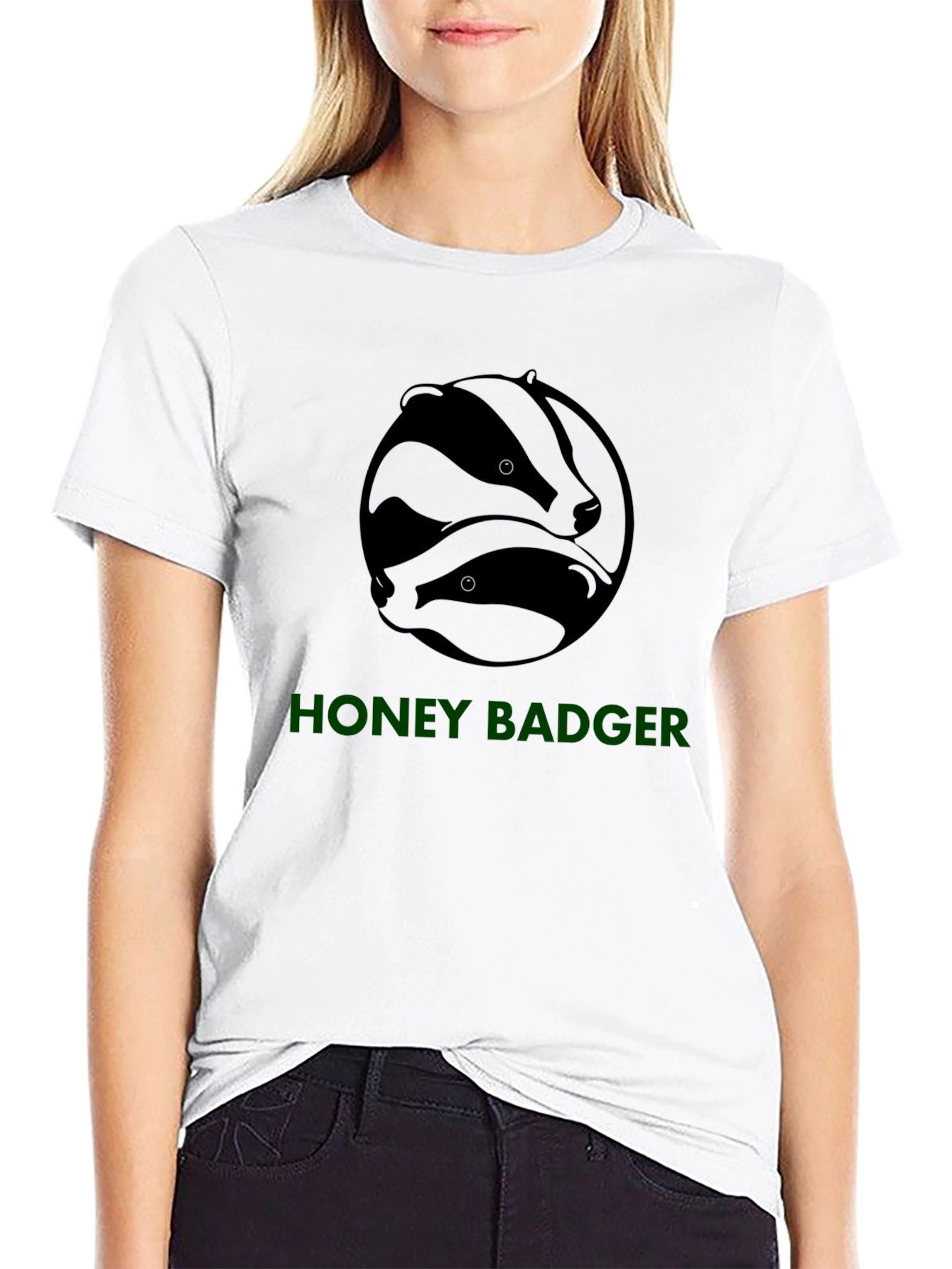 Honey Badger Graphic Tee - Black