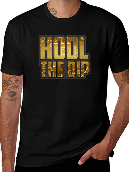 HODL the Dip Crypto T-Shirt - Bitcoin Investor Apparel