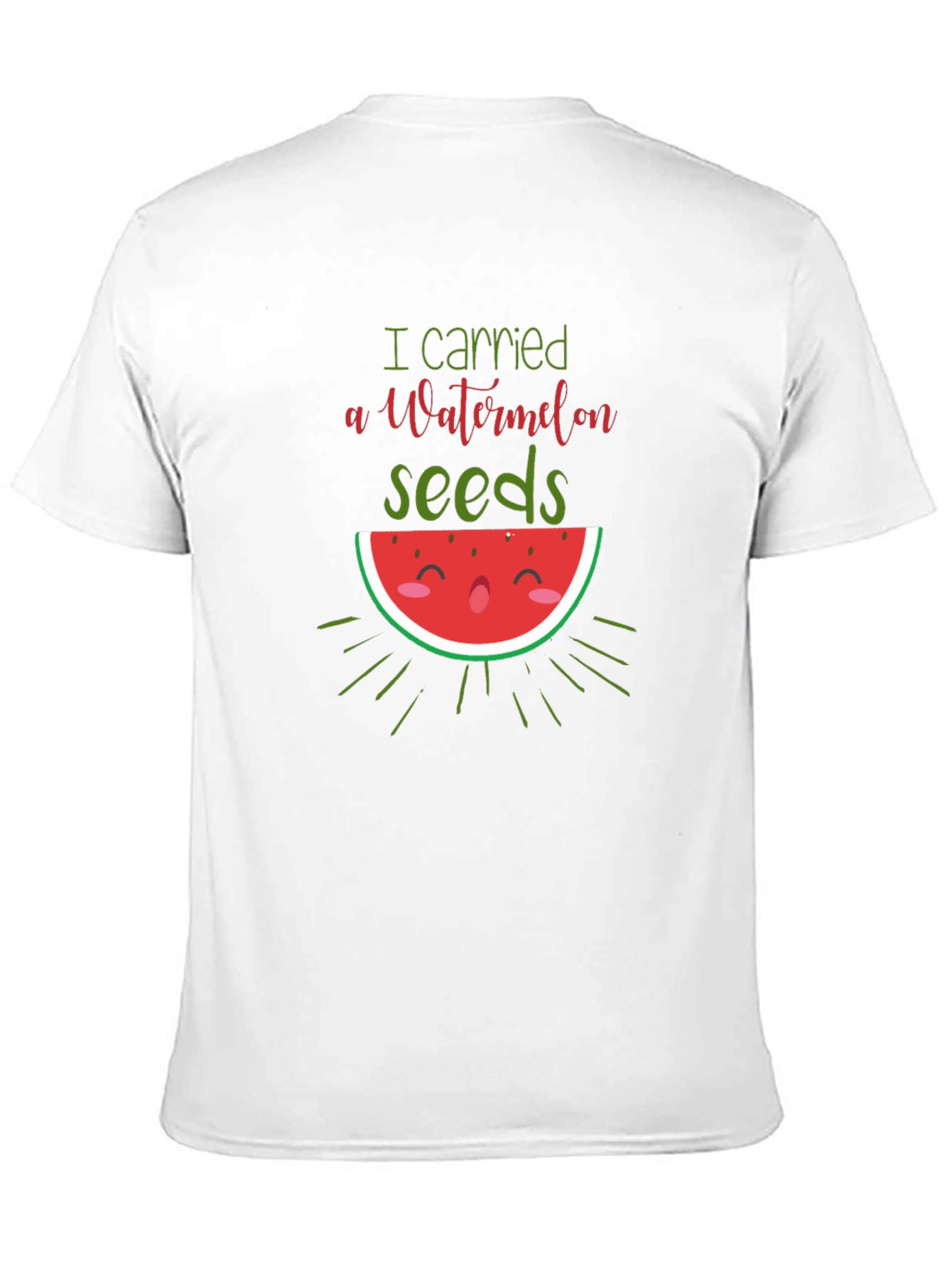 Funny Watermelon Pregnancy Announcement T-Shirt