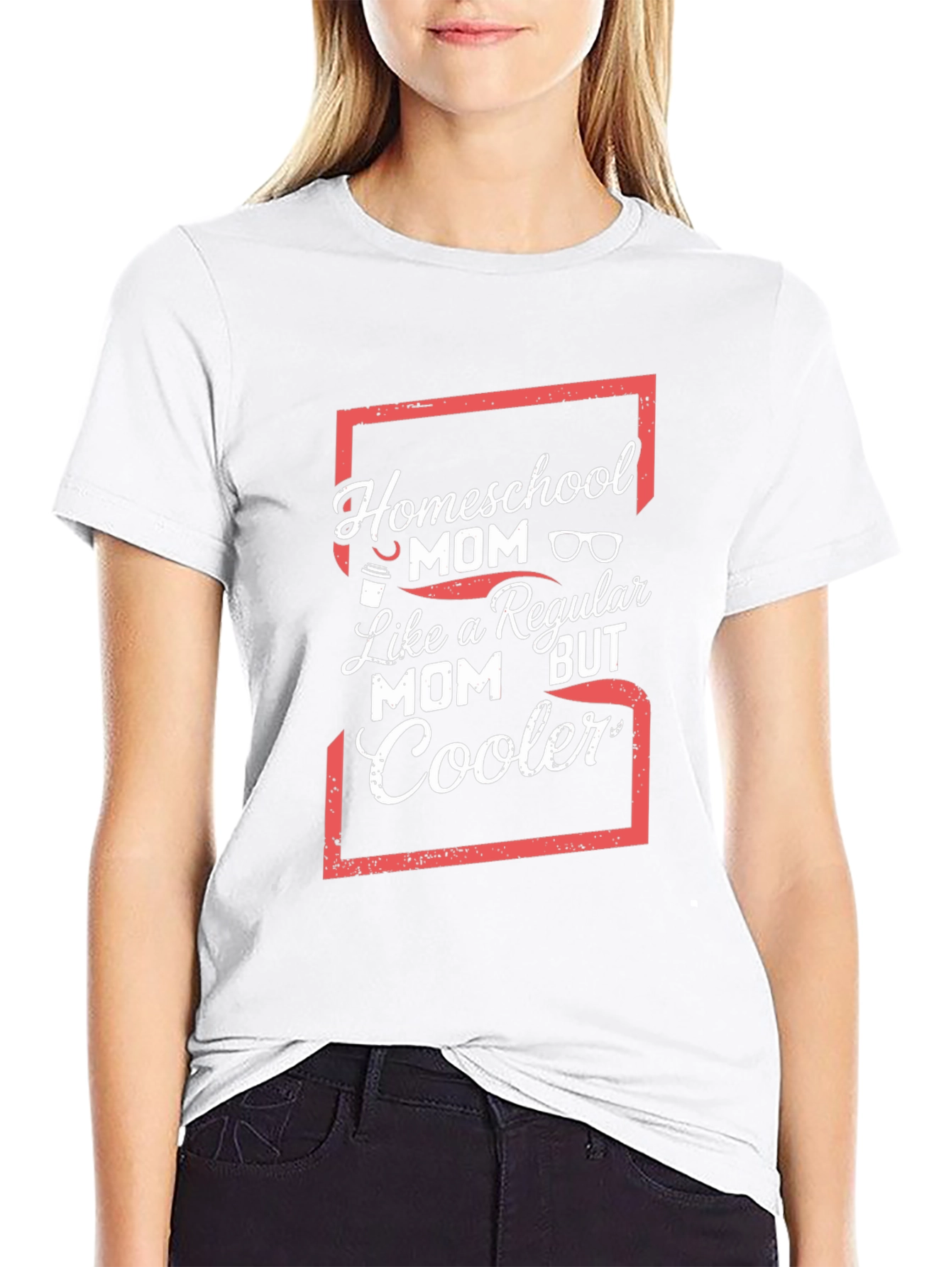 Homeschool Mom Graphic Tee - Regular Mom But Cooler