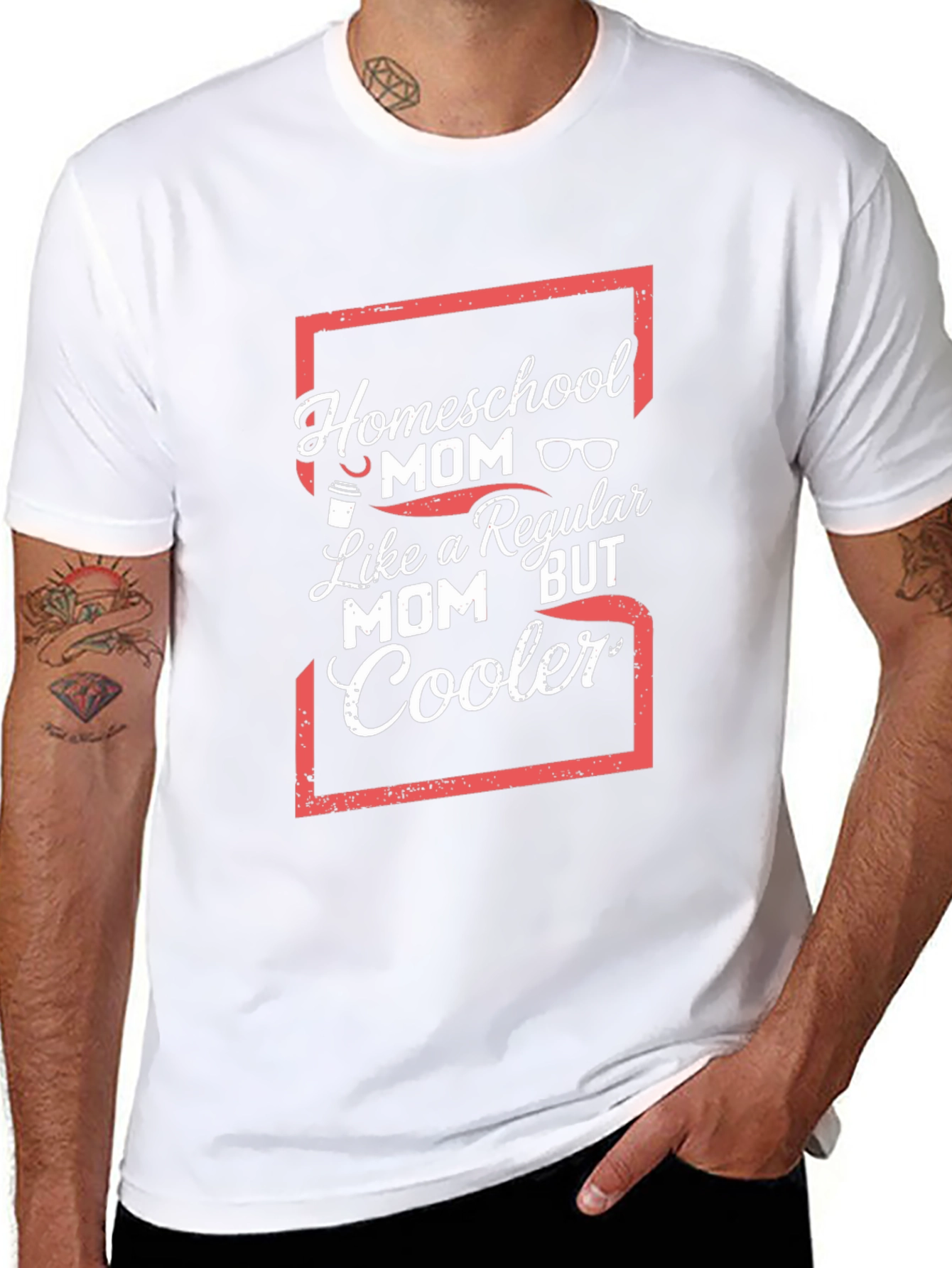 Homeschool Mom Graphic Tee - Regular Mom But Cooler