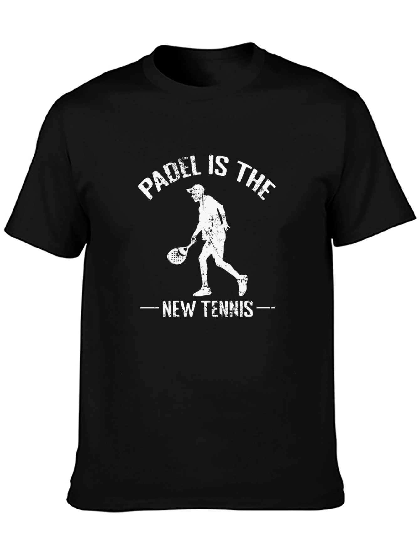 Padel is the New Tennis Black Graphic Tee