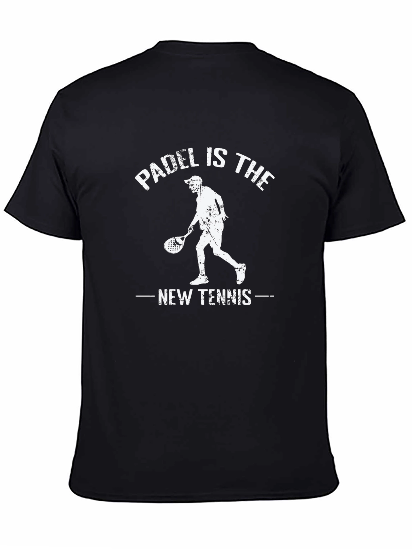 Padel is the New Tennis Black Graphic Tee