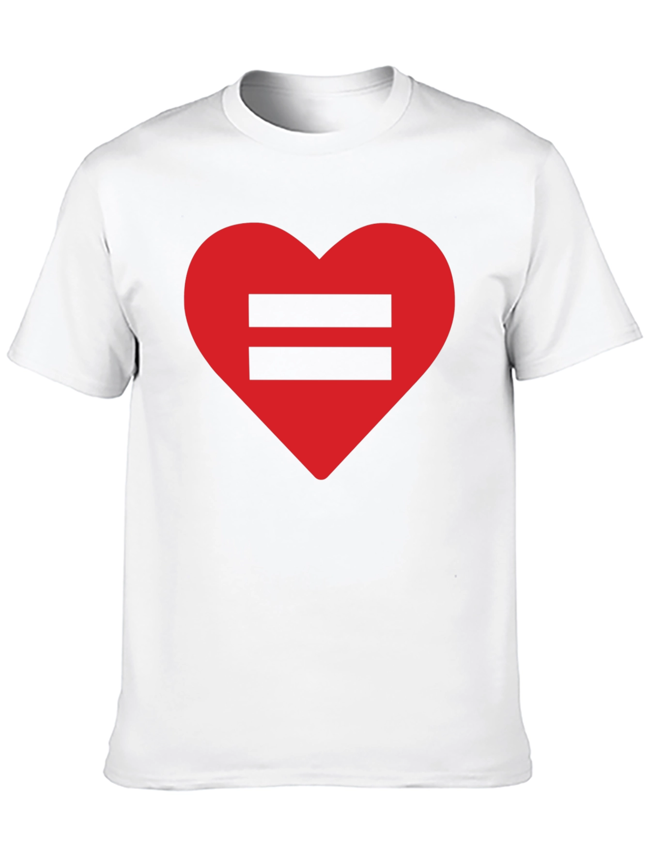 Equality Love Heart T-Shirt - Black