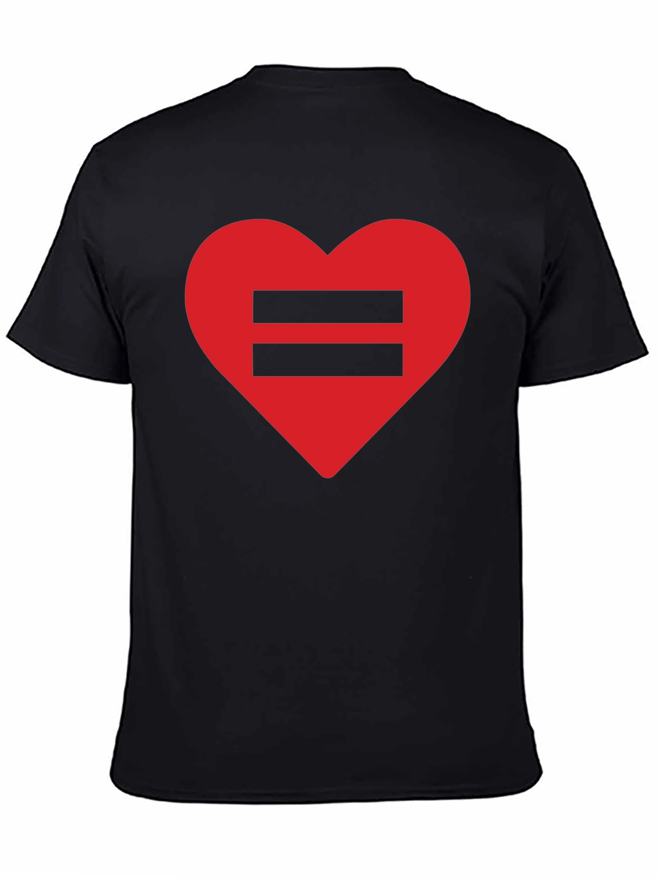 Equality Love Heart T-Shirt - Black