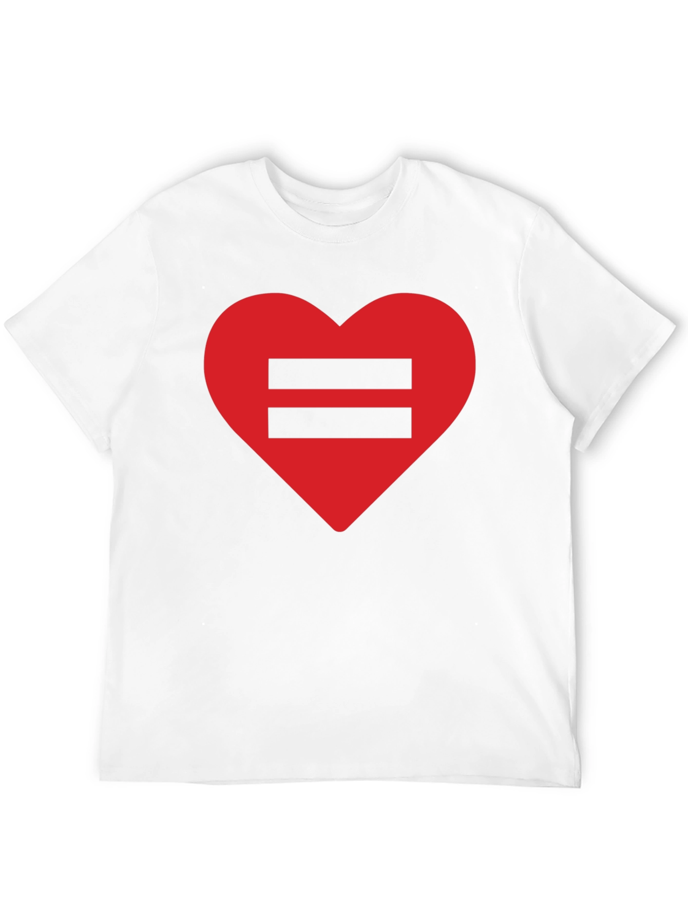 Equality Love Heart T-Shirt - Black