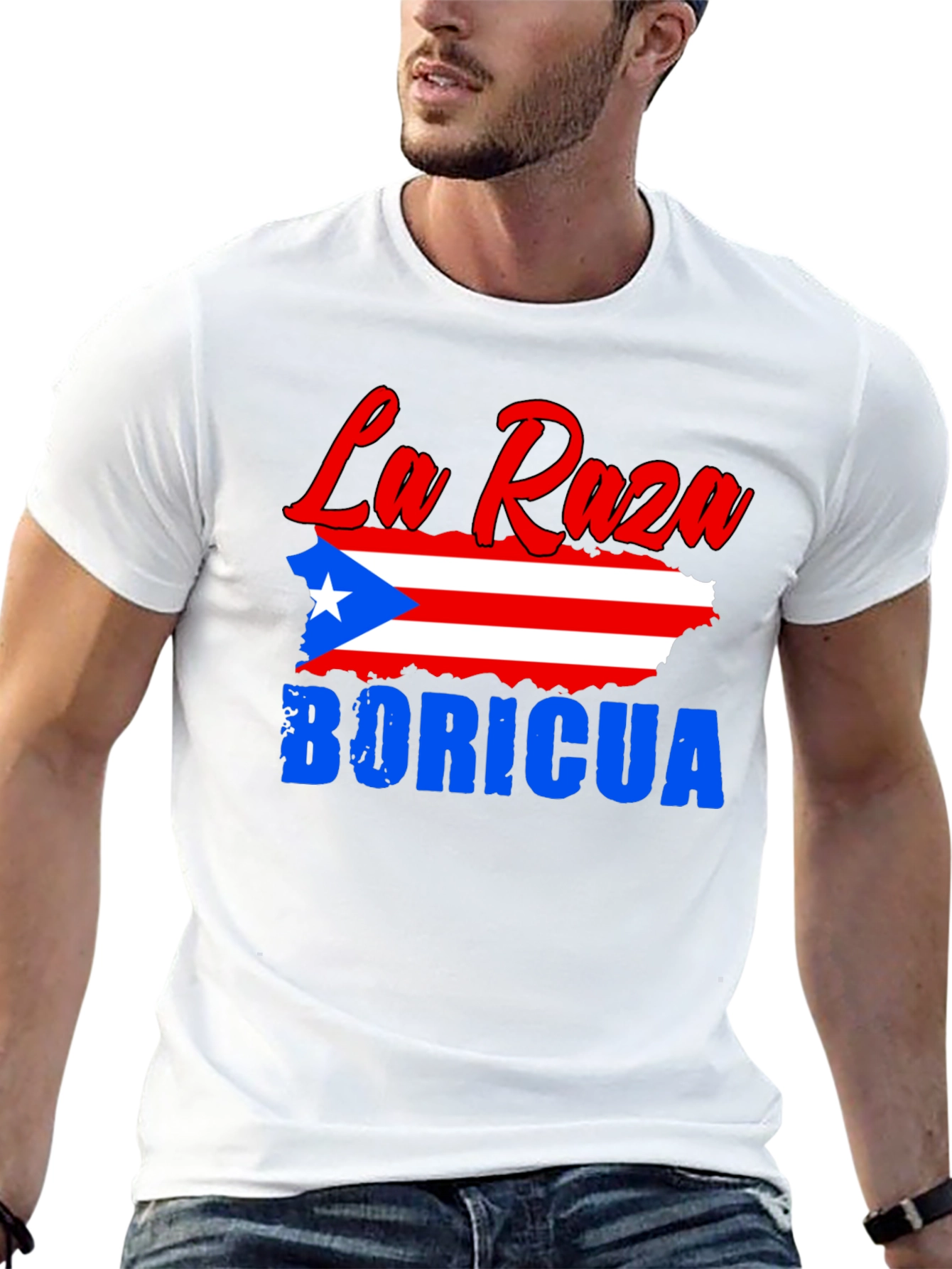 La Raza Boricua Puerto Rico Pride Graphic Tee