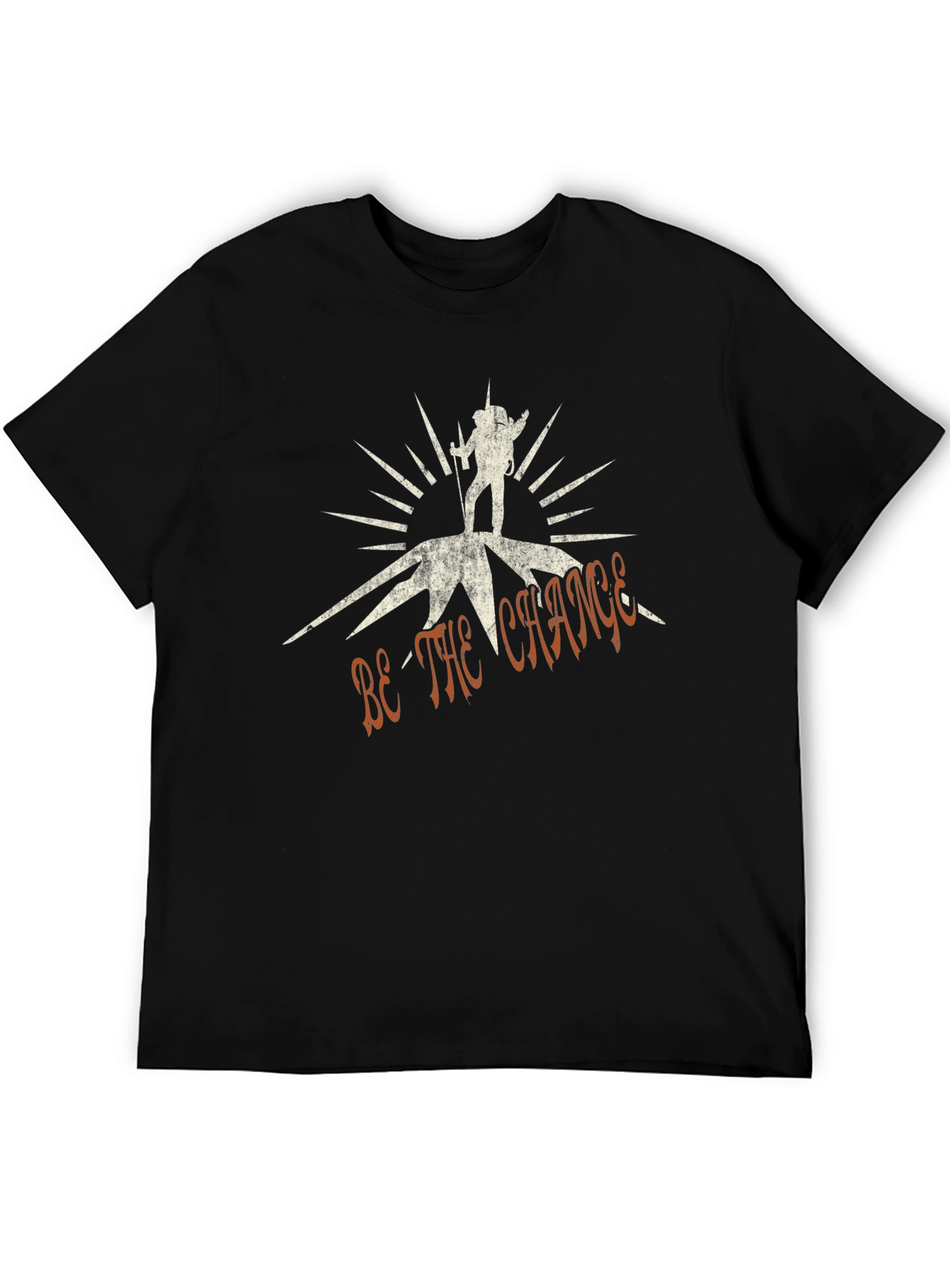 Be The Change Hiker Graphic Tee - Black