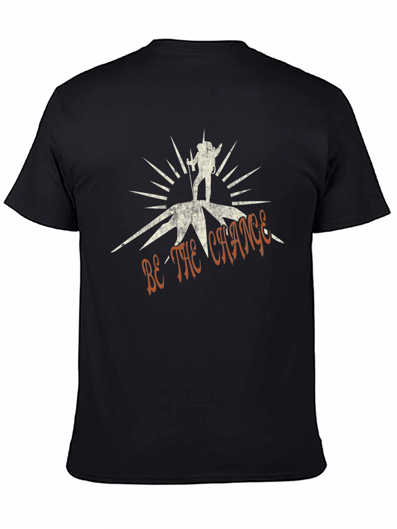 Be The Change Hiker Graphic Tee - Black