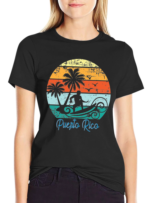 Puerto Rico Surfing T-Shirt