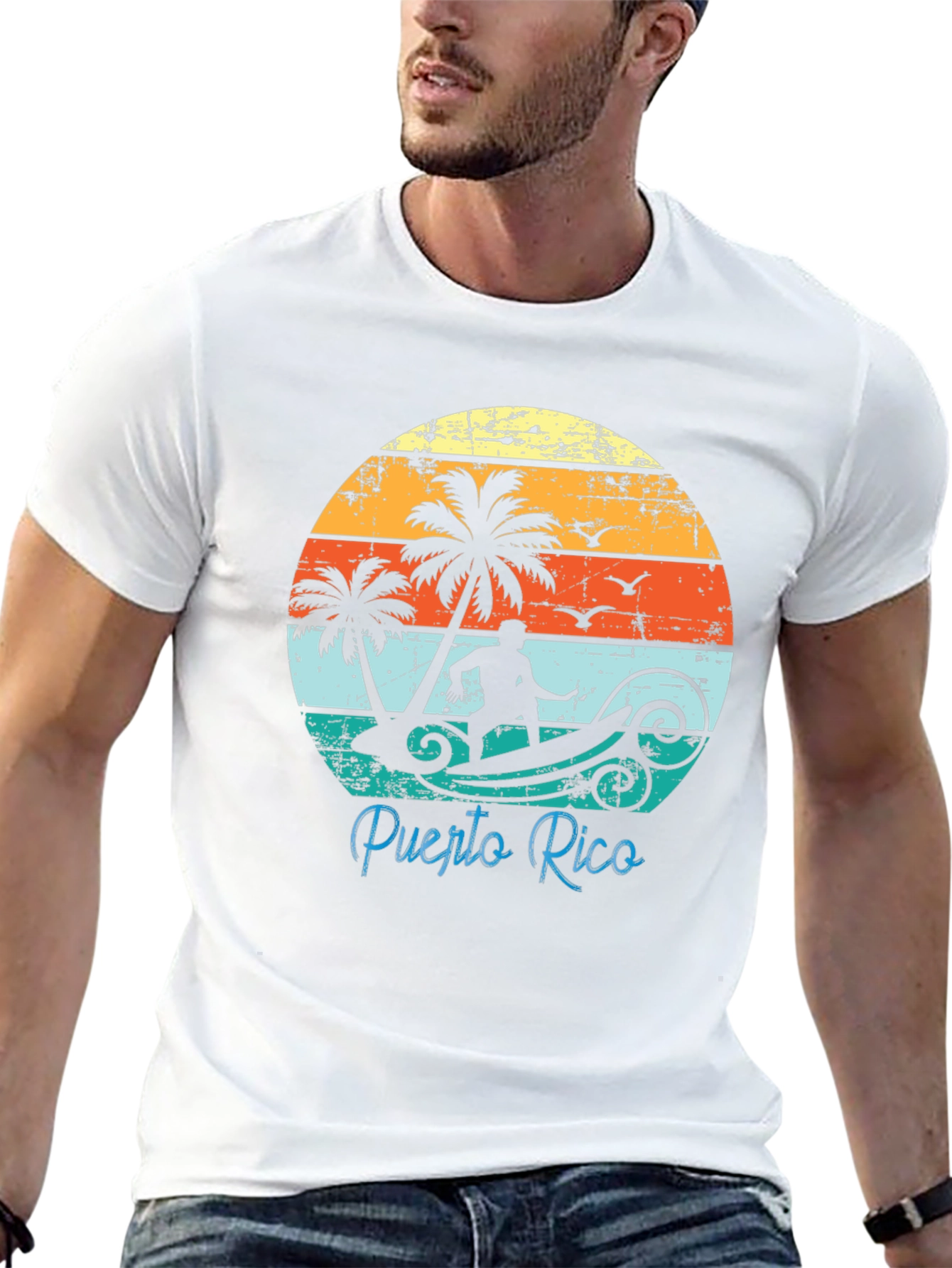 Puerto Rico Surfing T-Shirt
