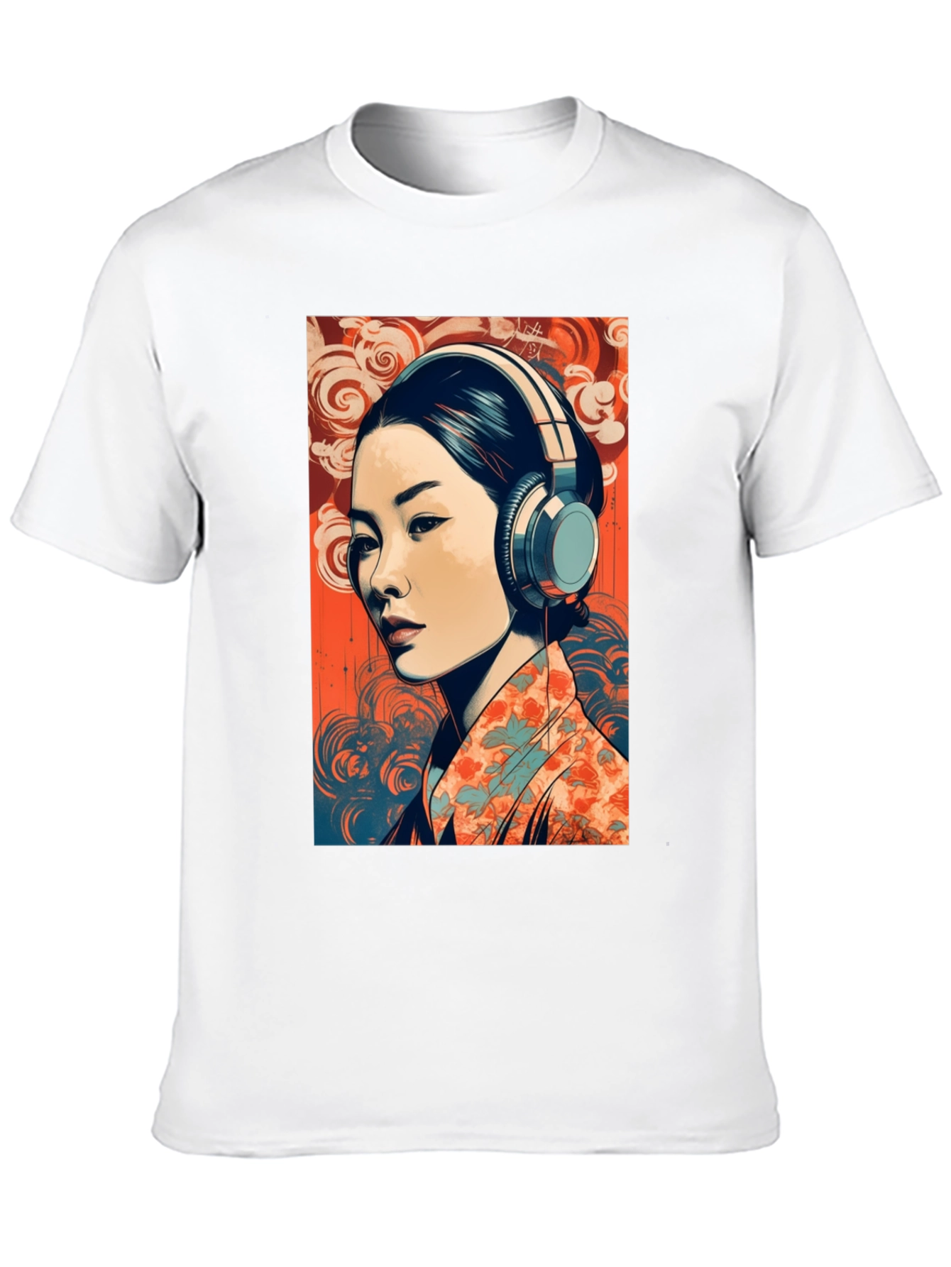 Japanese Art Graphic Tee - Black T-Shirt