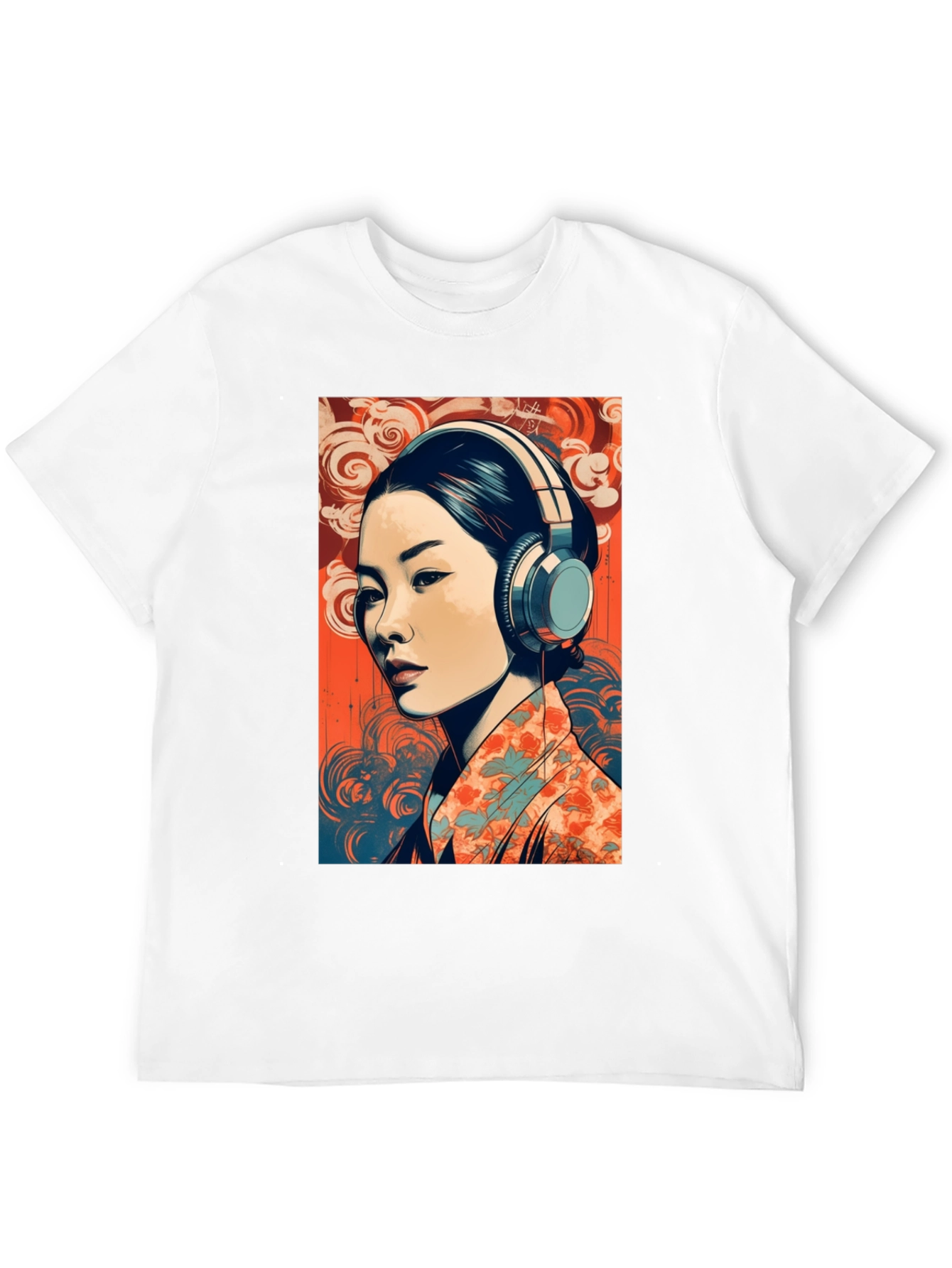 Japanese Art Graphic Tee - Black T-Shirt