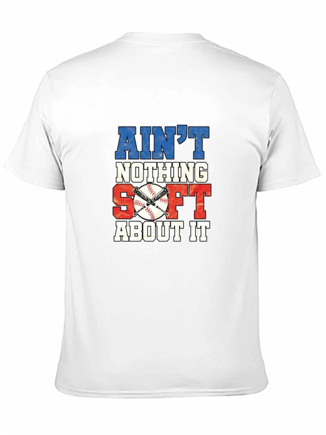 Aint Nothing Soft About It Baseball Graphic Tee