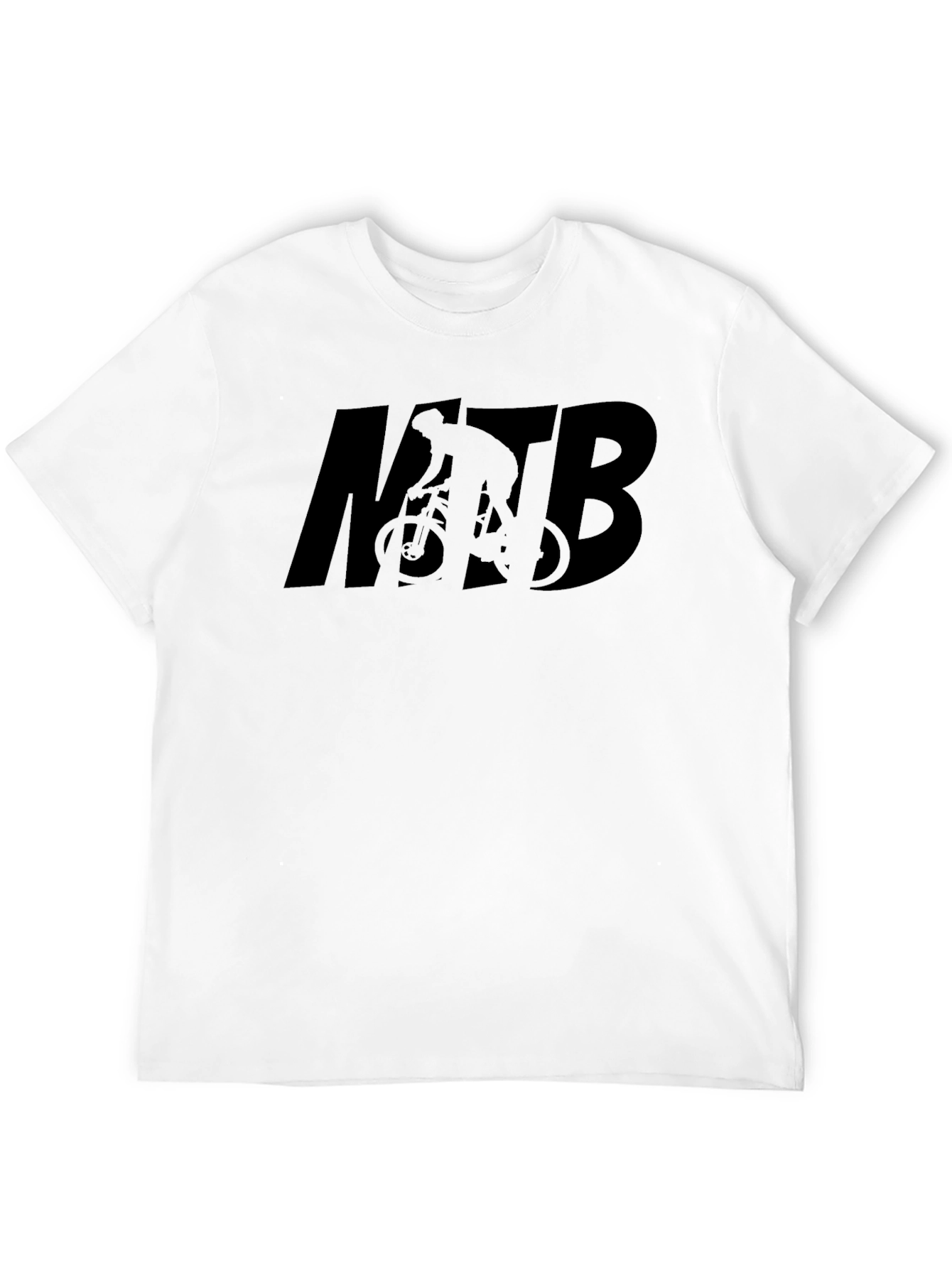 MTB Biking T-Shirt - Black Graphic Tee