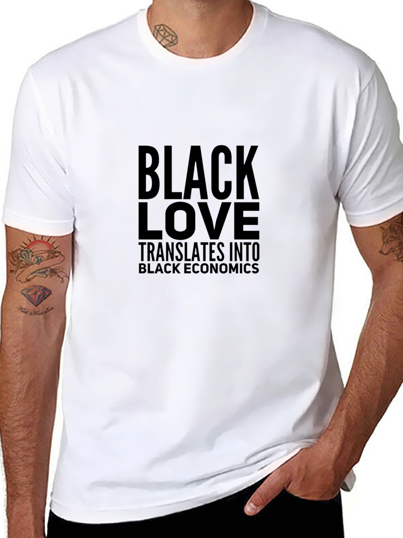 Black Love Black Economics Graphic T-Shirt